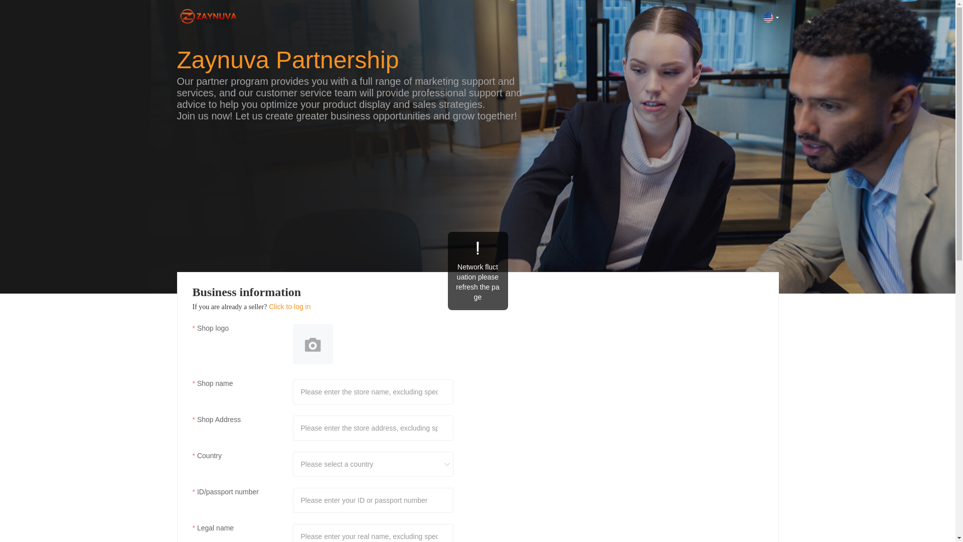 website screenshot of https://zaynuvat.shop/