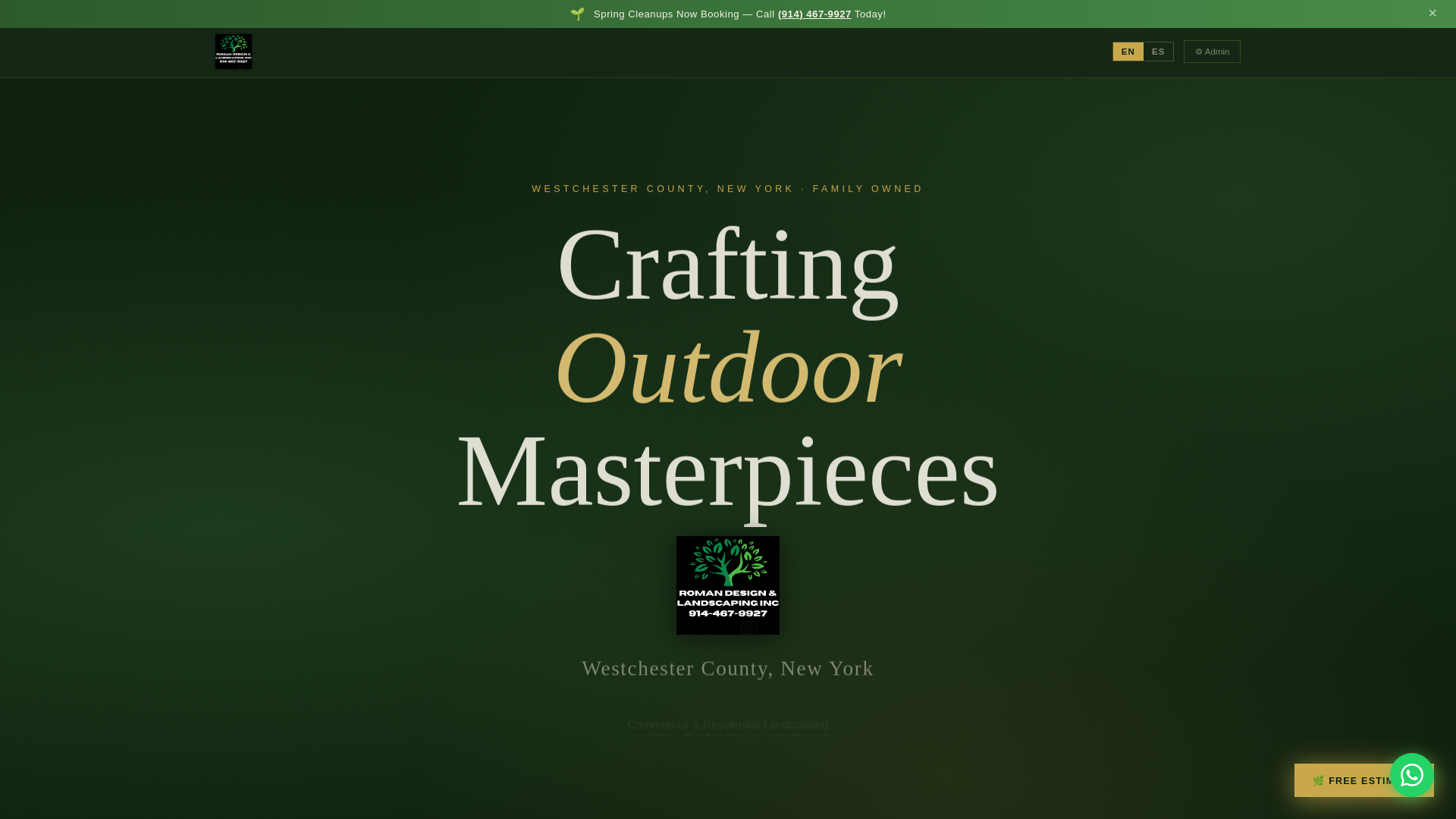 website screenshot of https://roman-design-landscaping.pages.dev/