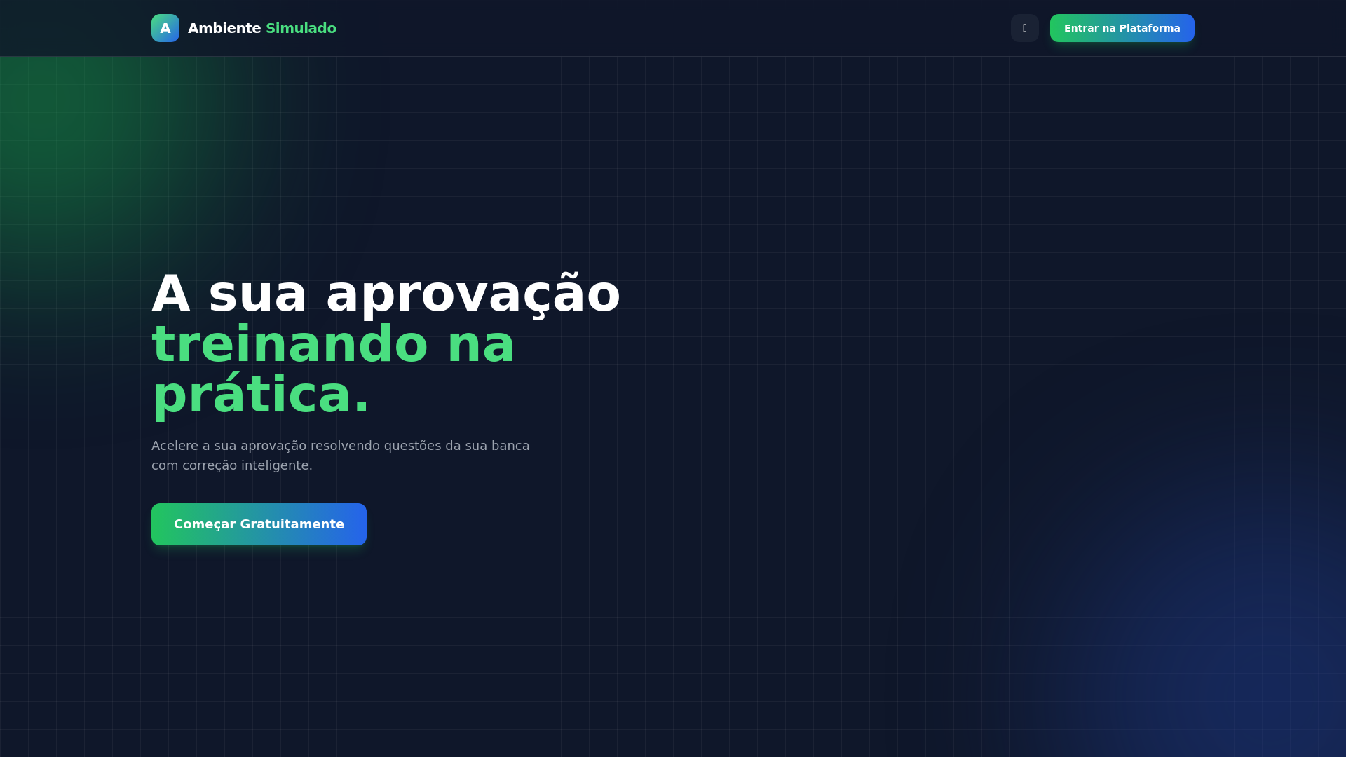 website screenshot of https://ambientesimulado.com.br/