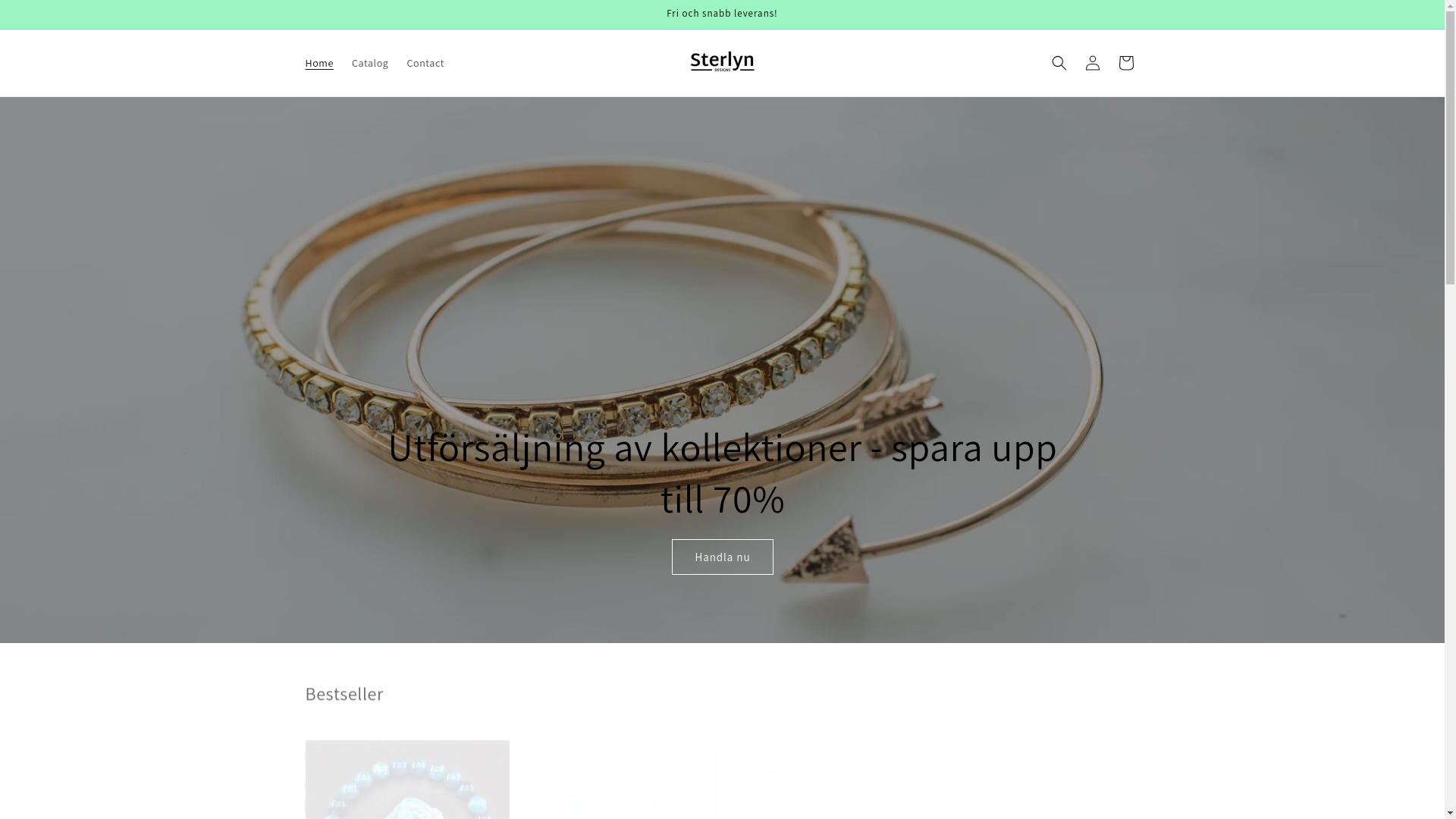 website screenshot of https://sterlyn-designs.com/