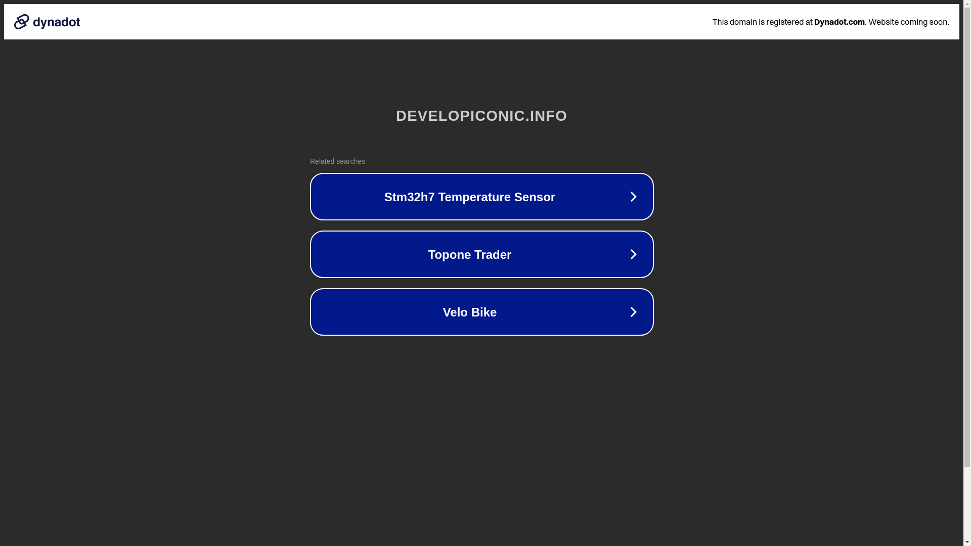 website screenshot of https://developiconic.info/