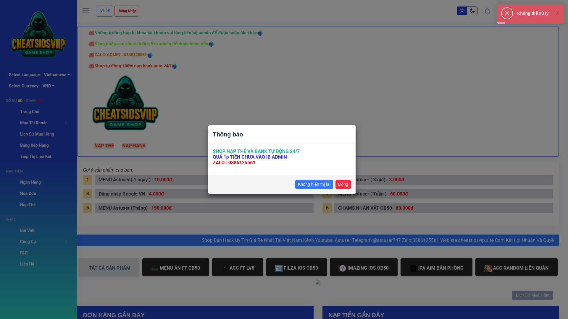 website screenshot of https://hvpdev.site/