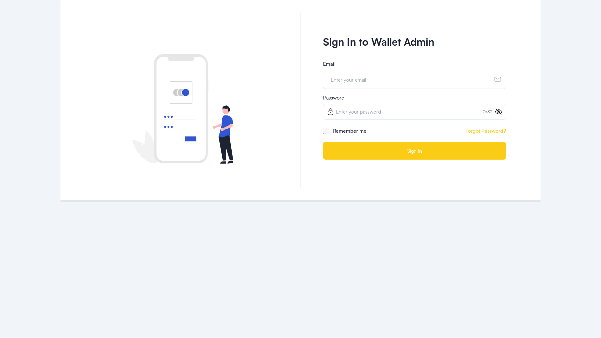 website screenshot of https://wallet-gateway-fe-77u.pages.dev/