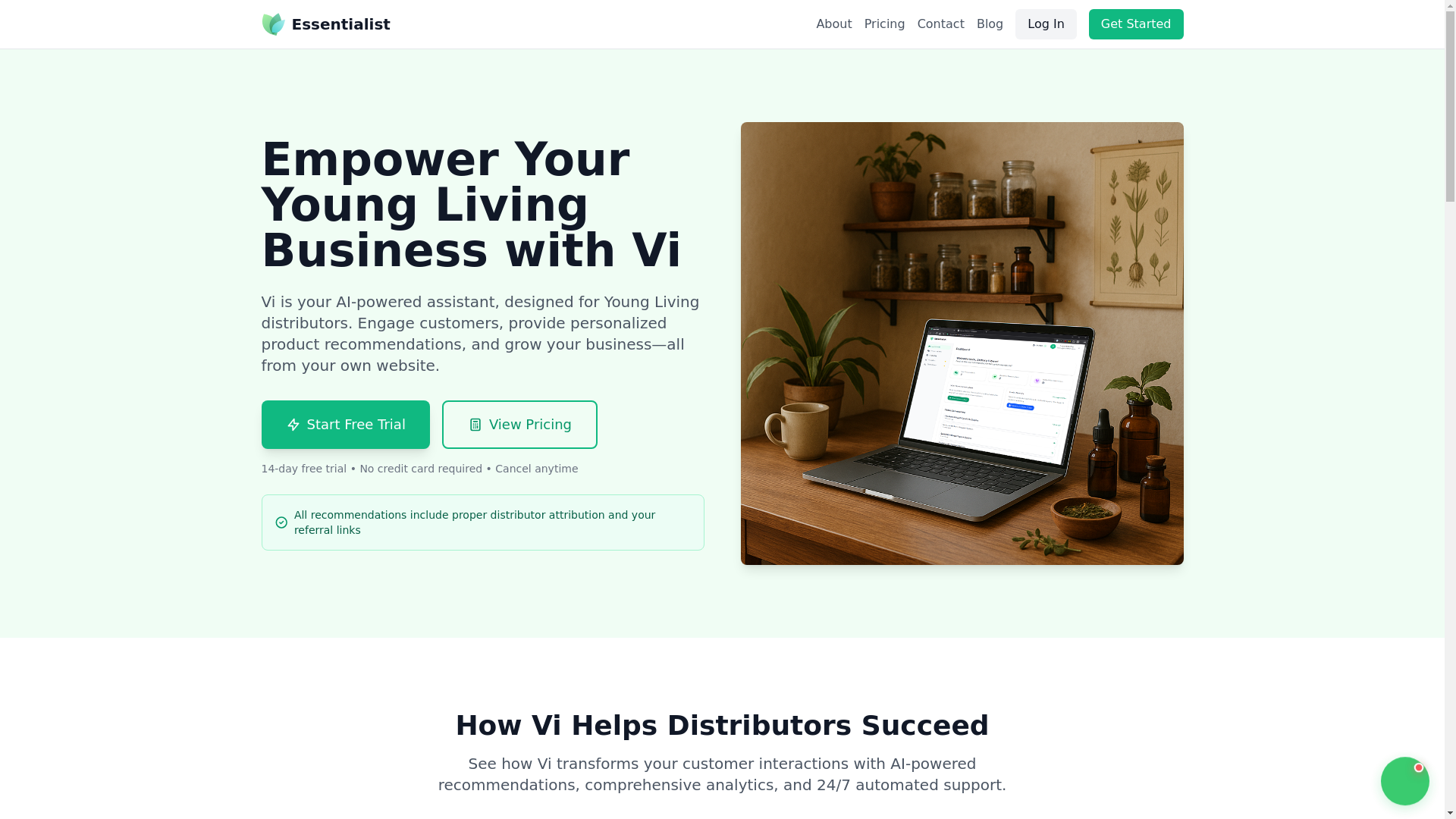 website screenshot of https://essentialist-pro.pages.dev/