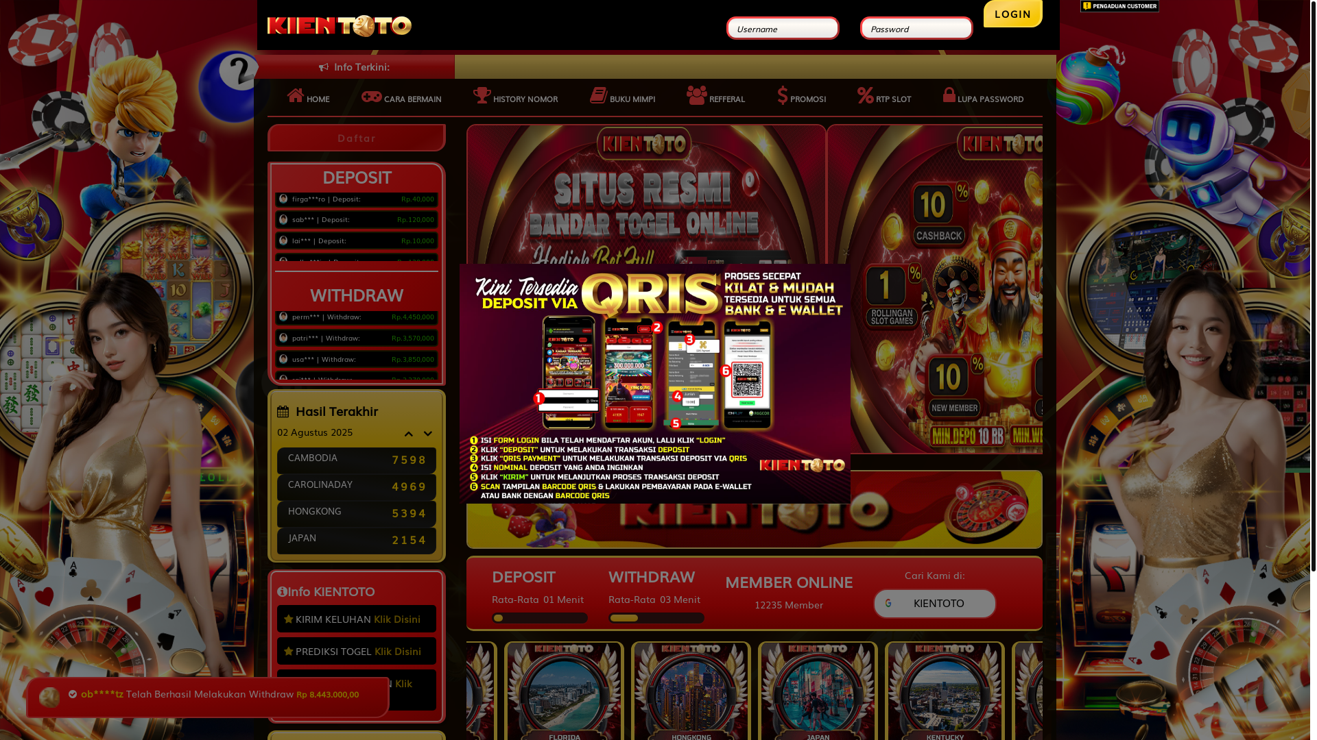 website screenshot of https://kadinkien.com/