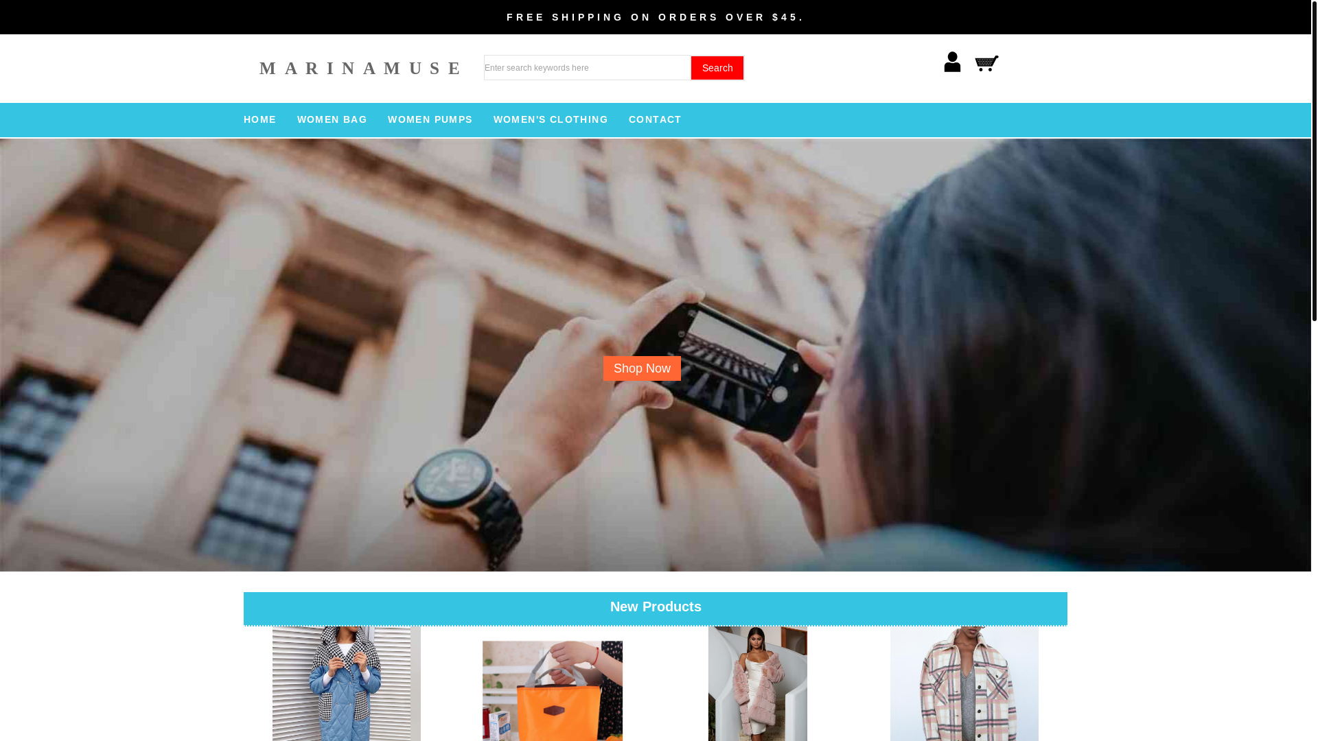 website screenshot of https://marinamuse.top/