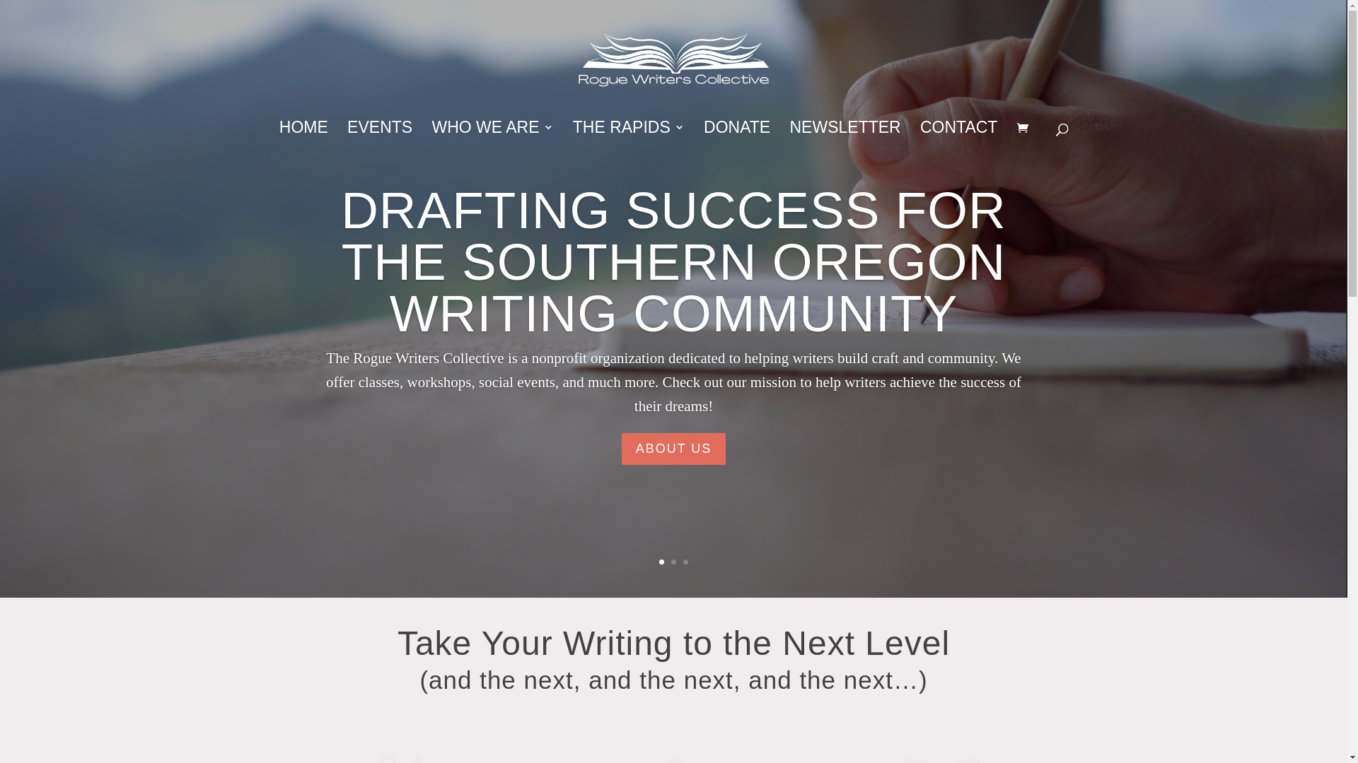 website screenshot of https://roguewriterscollective.com/
