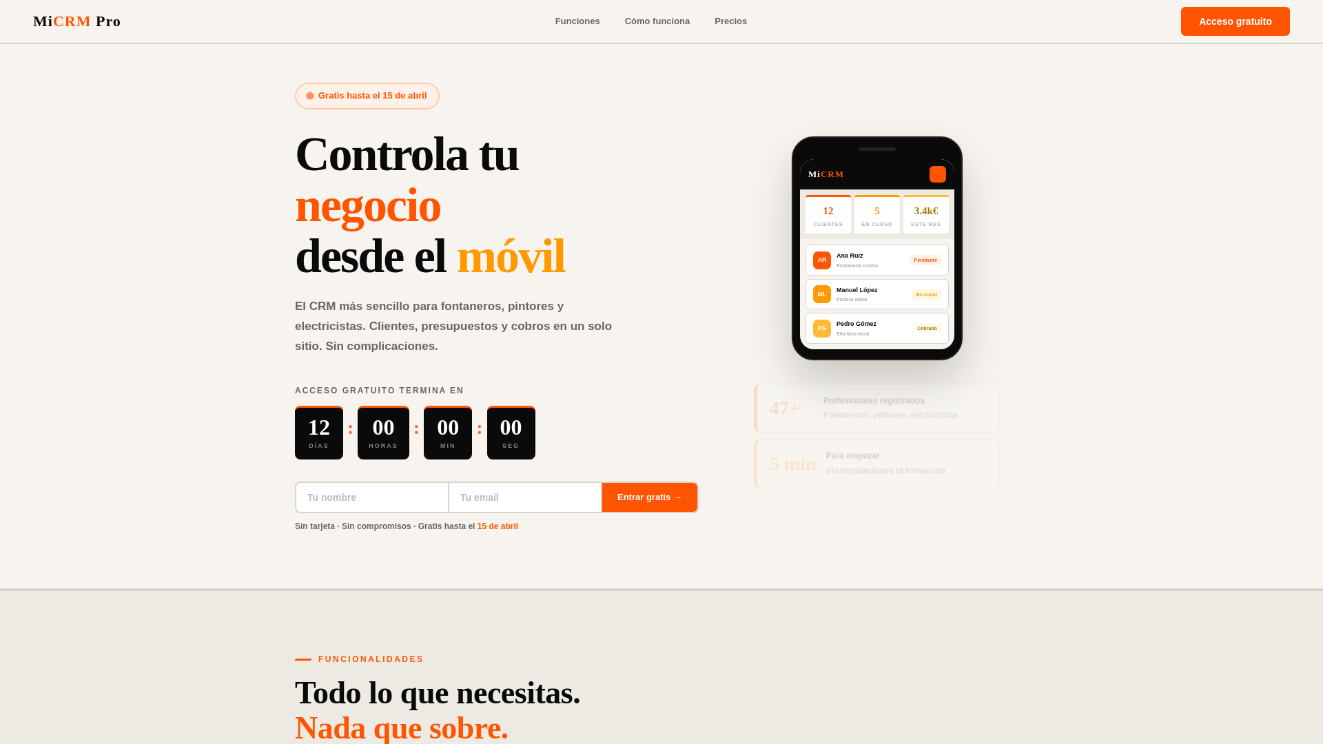 website screenshot of https://hefesto-crm.pages.dev/