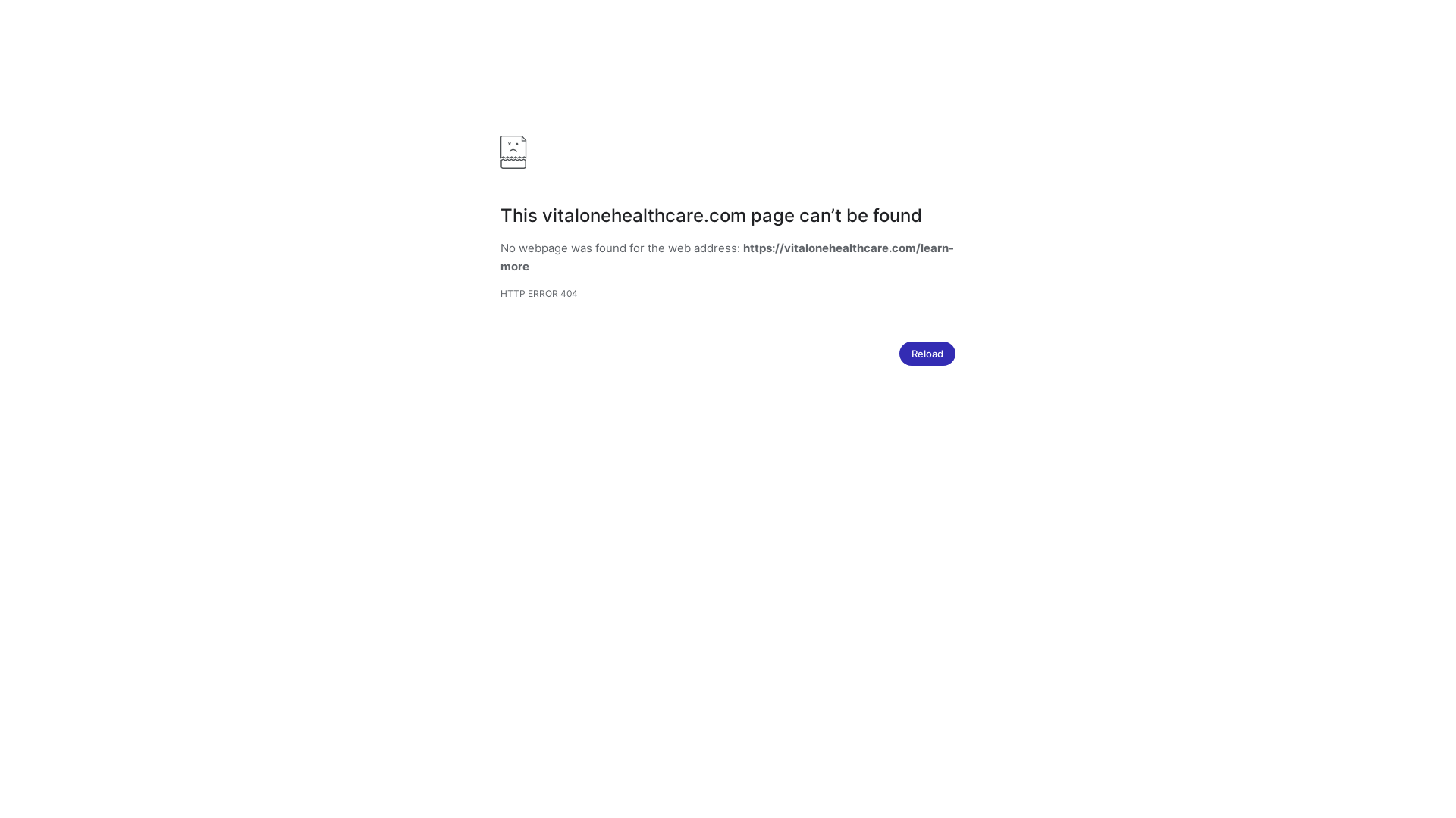 website screenshot of https://vitalonehealthcarecoverage.com/