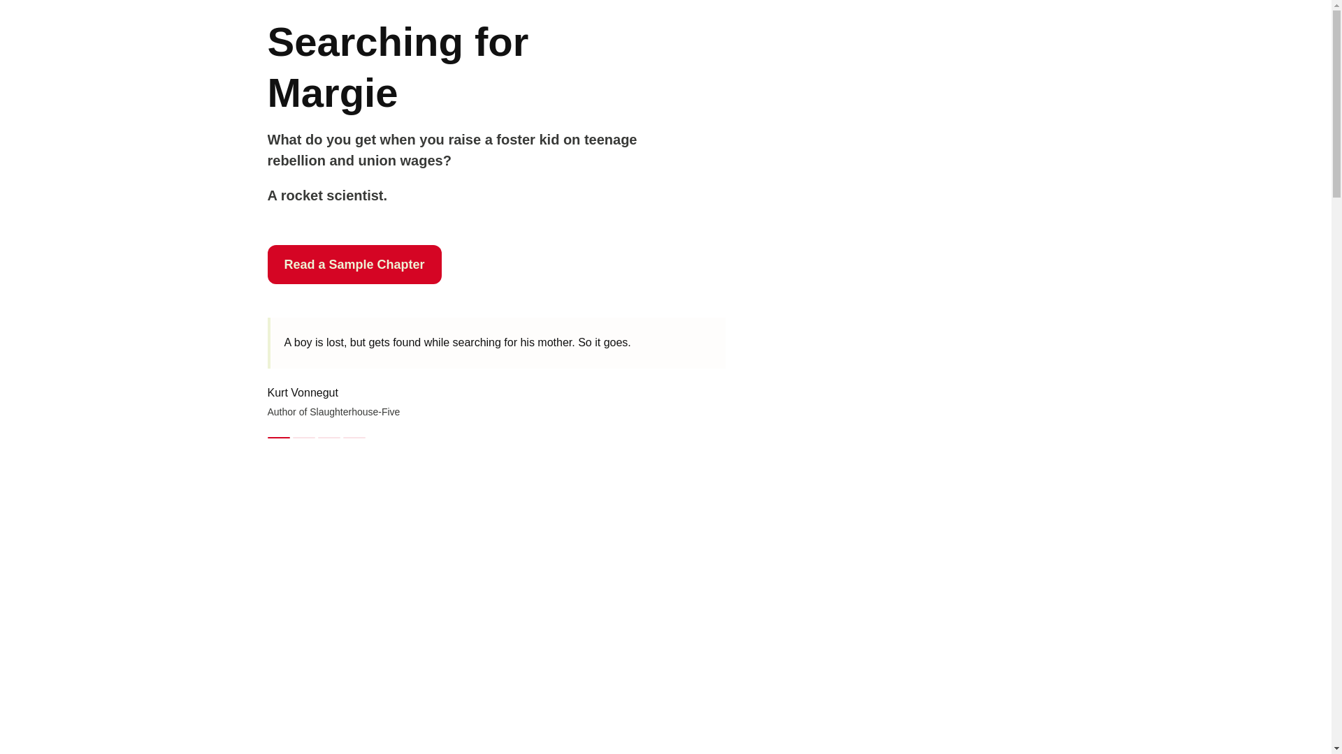 website screenshot of https://searchingformargie.com/