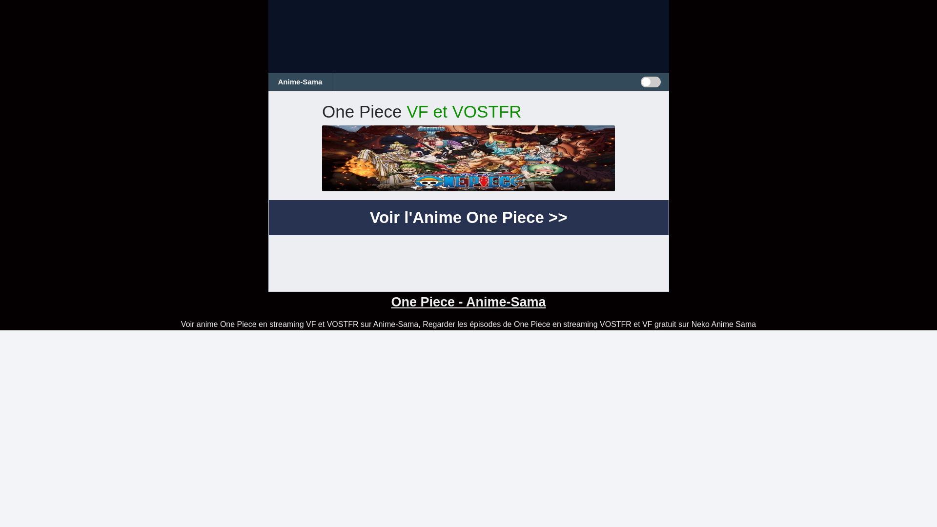 website screenshot of https://anime-sama-one-piece.pages.dev/