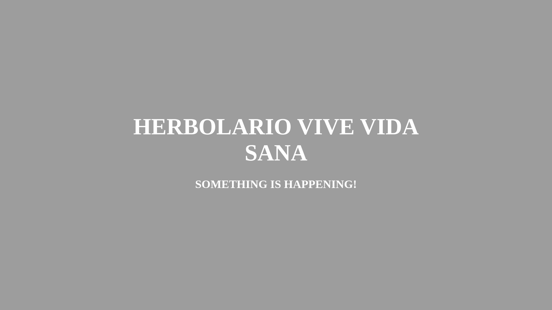 website screenshot of https://herbolariovivevidasana.com/