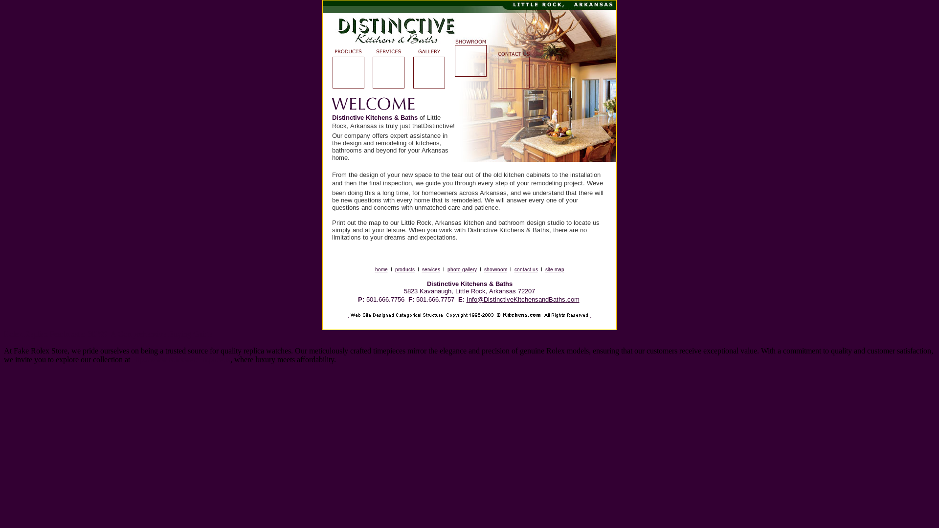 website screenshot of https://distinctivekitchensandbaths.pages.dev/