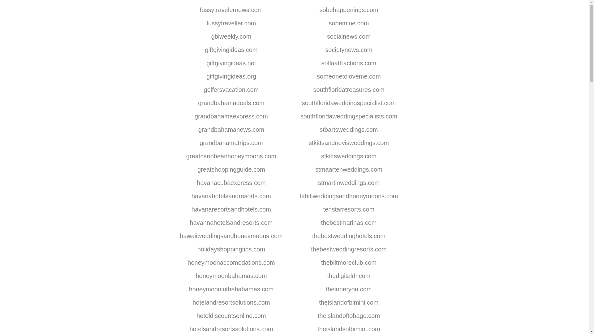 website screenshot of https://giftgivingideas.com/