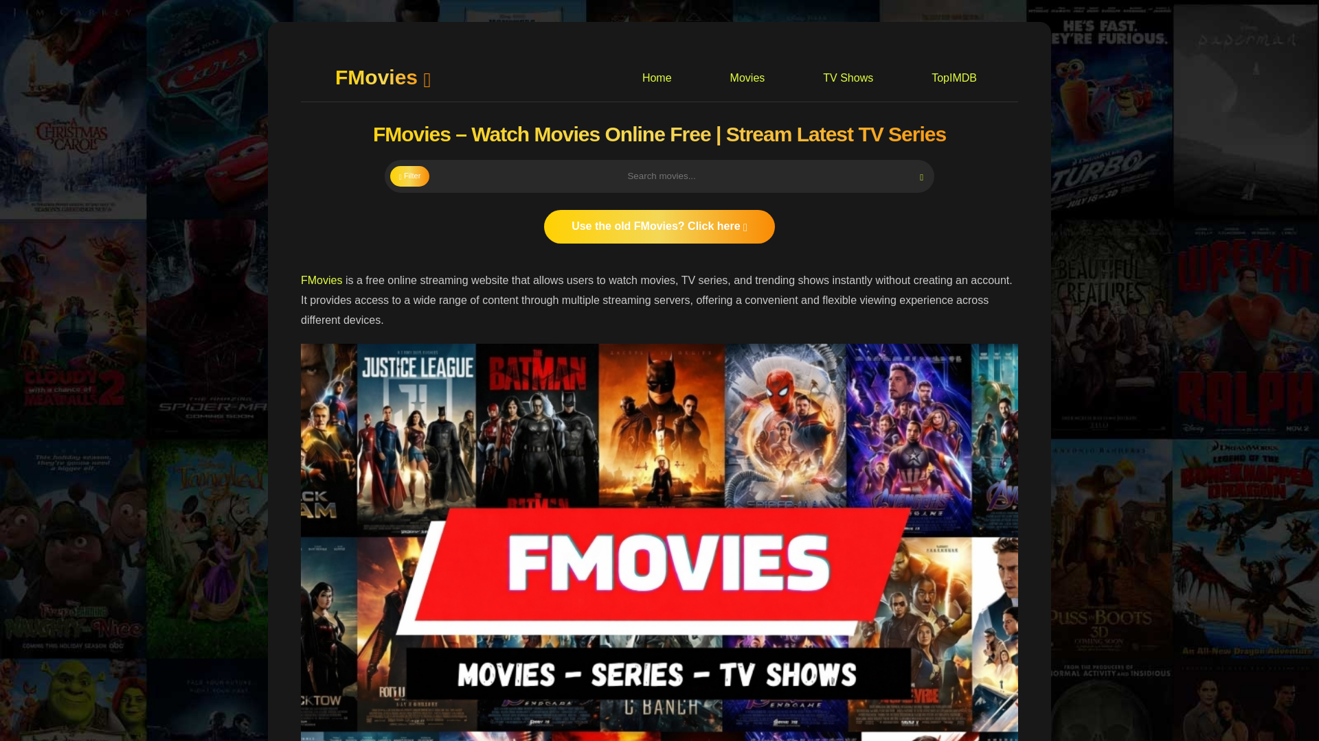 website screenshot of https://fmoviez-life.pages.dev/