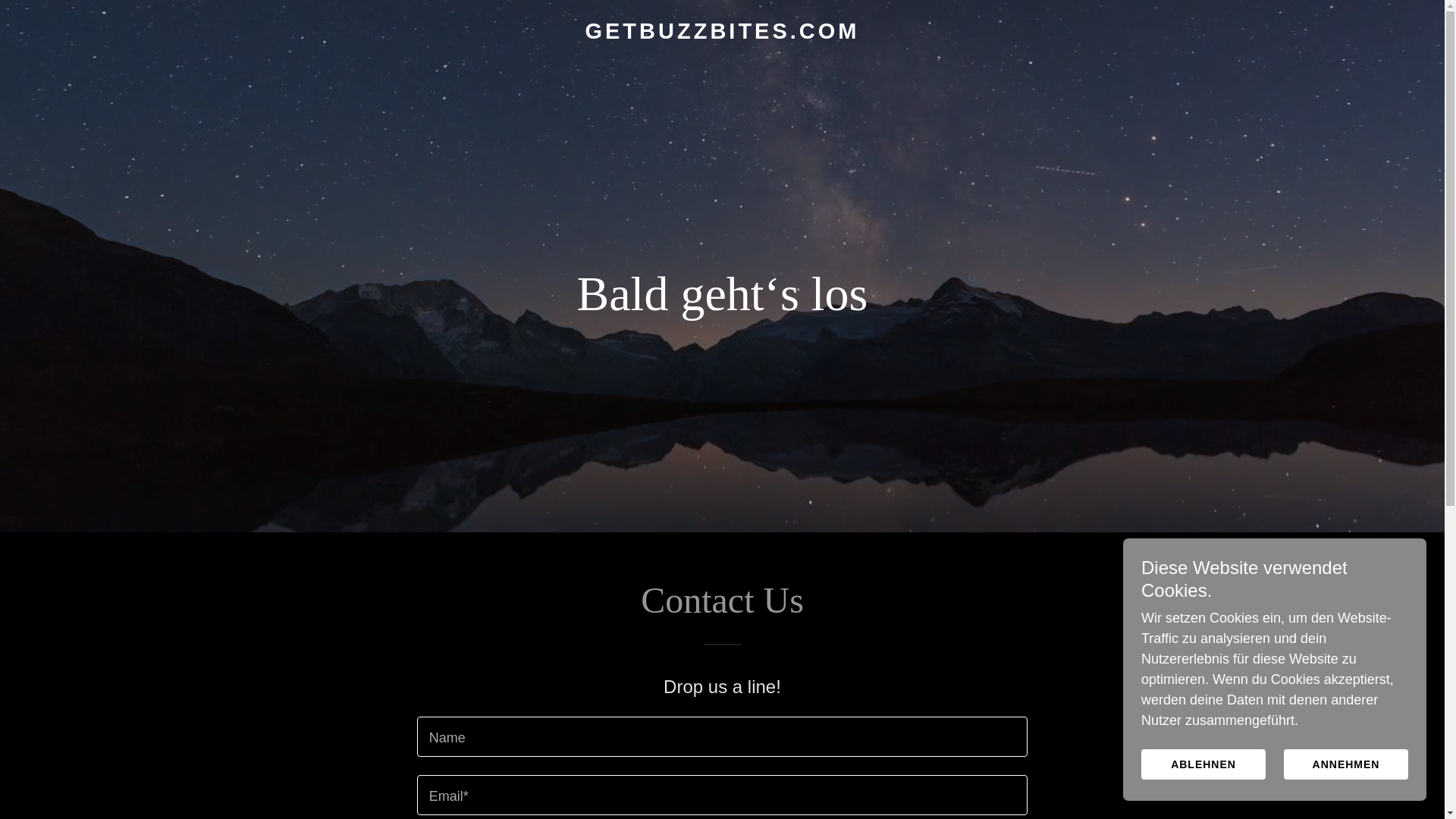 website screenshot of https://getbuzzbites.com/
