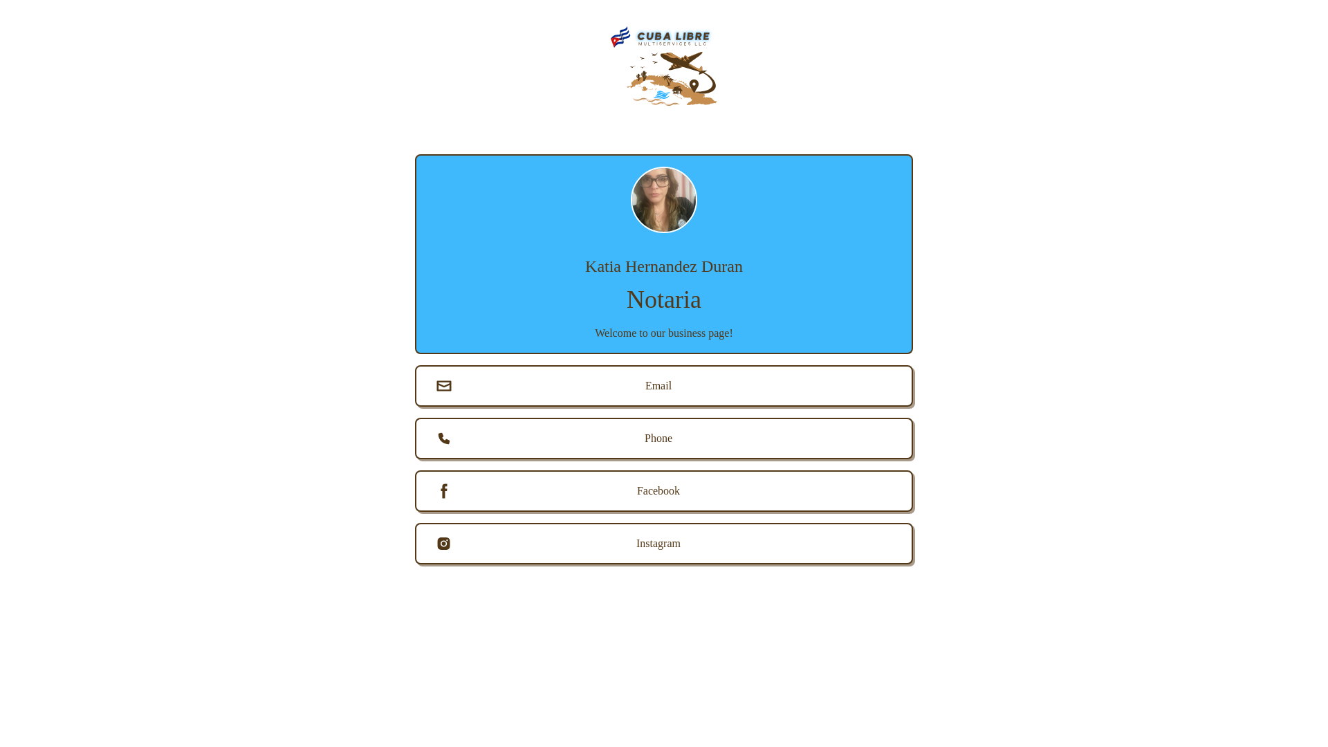 website screenshot of https://cubalibremultiservicesllc.com/