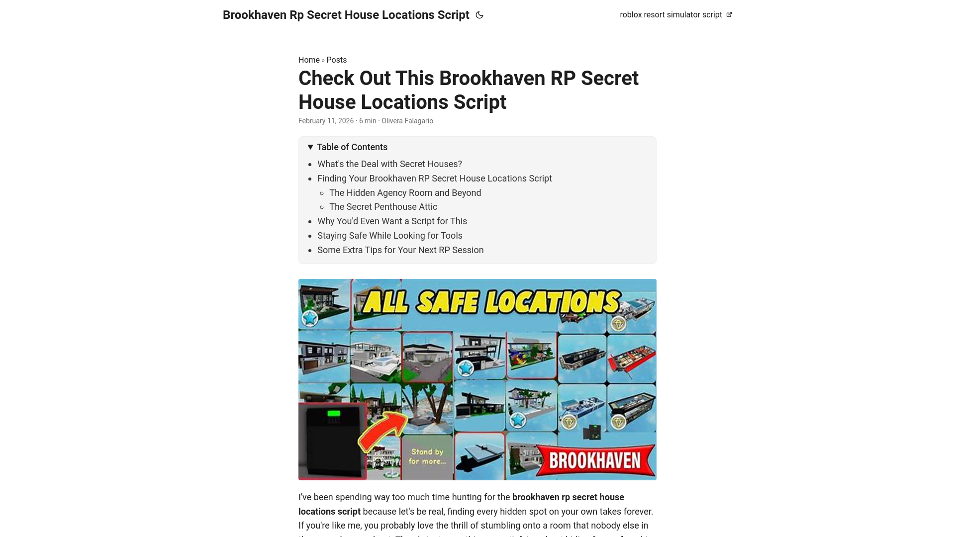 website screenshot of https://brookhaven-rp-secret-house-locations-script.pages.dev/