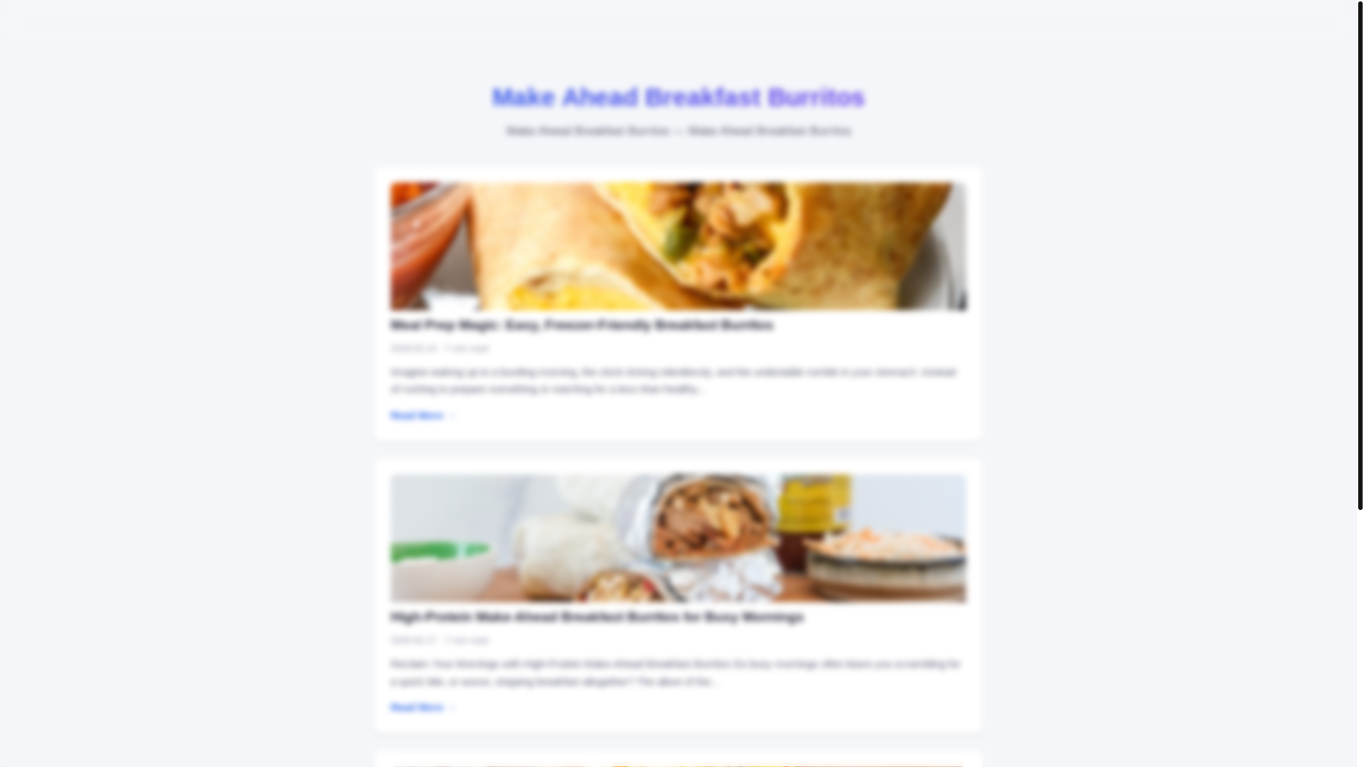 website screenshot of https://make-ahead-breakfast-burritos.pages.dev/