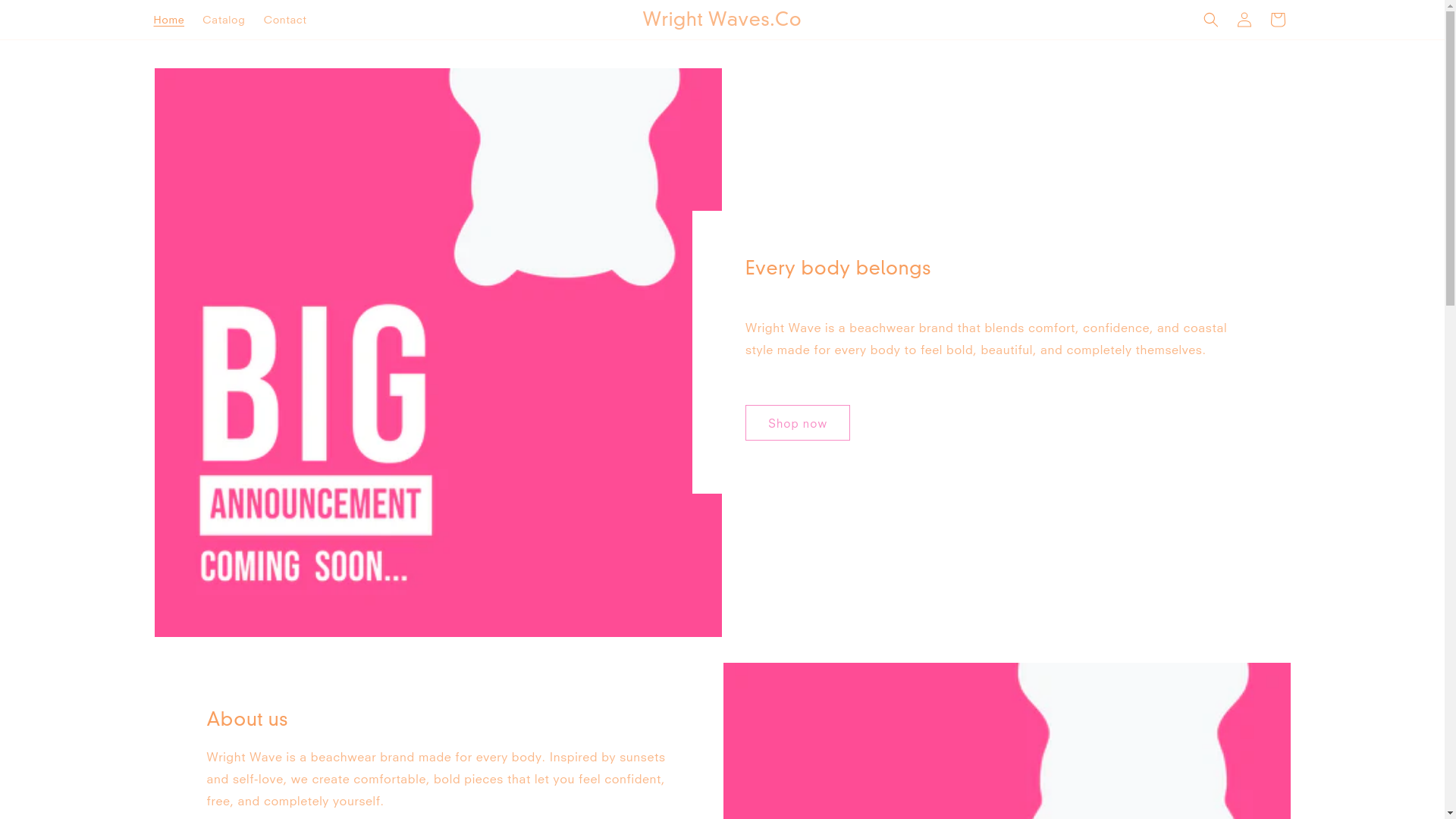 website screenshot of https://wrightwaves.net/