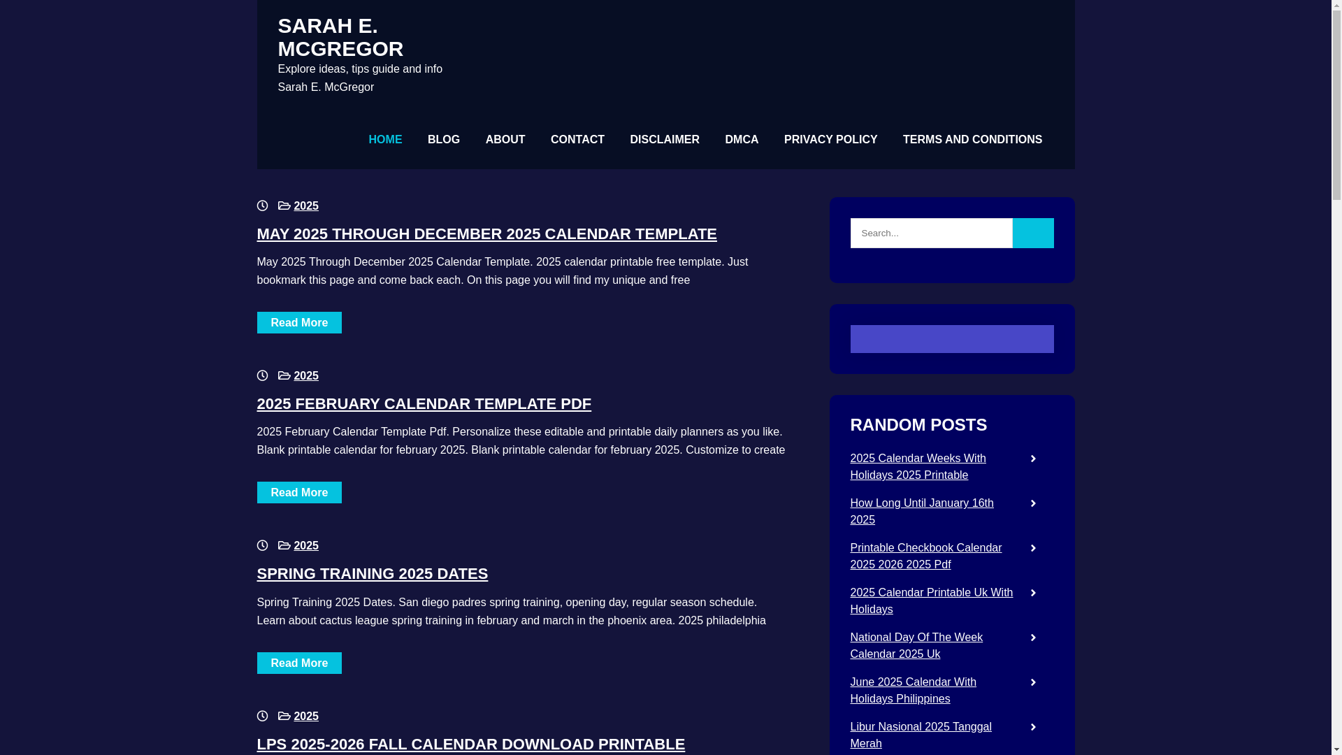 website screenshot of https://sarahemcgregor.pages.dev/