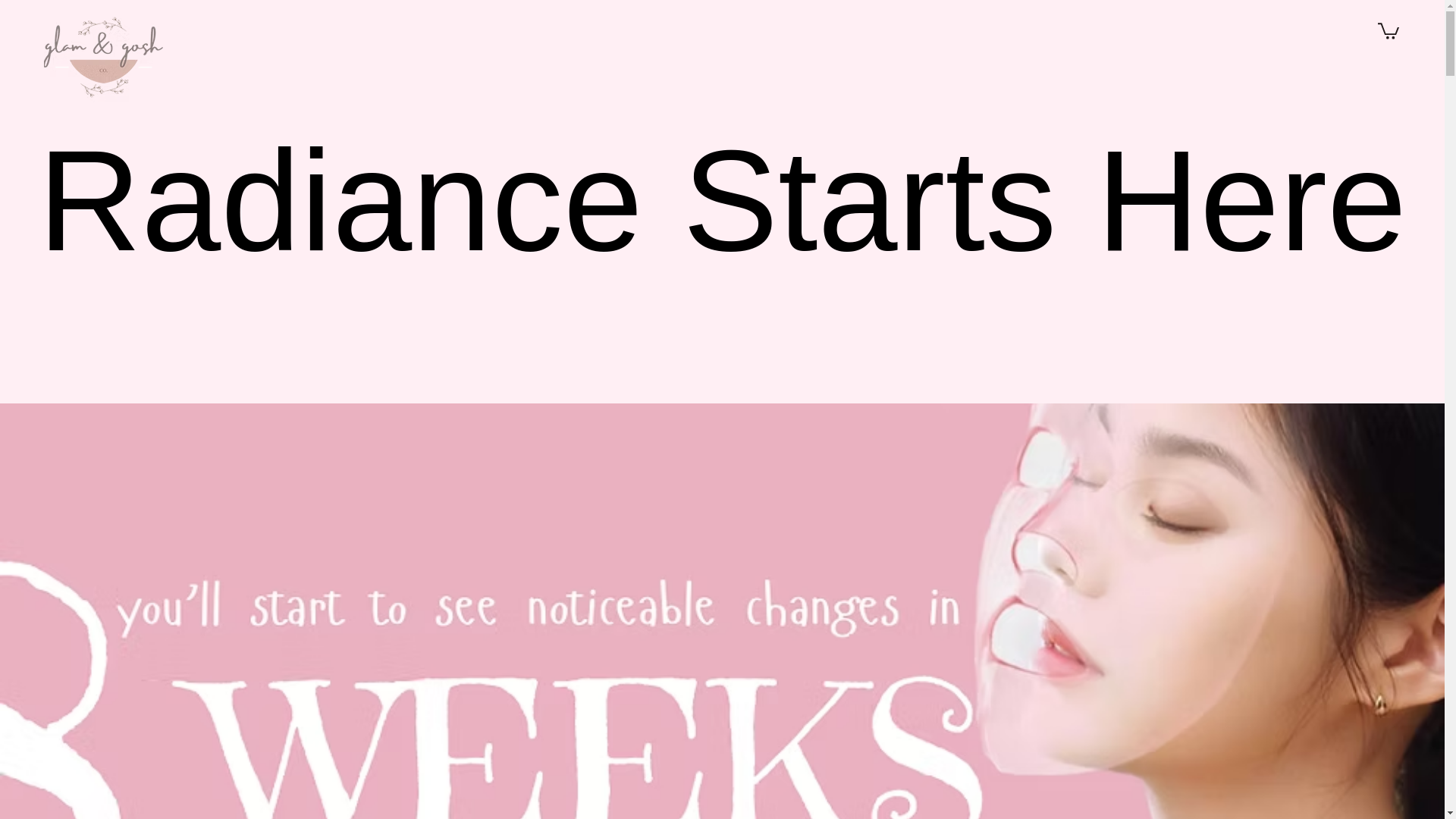 website screenshot of https://glamandgoshco.com/