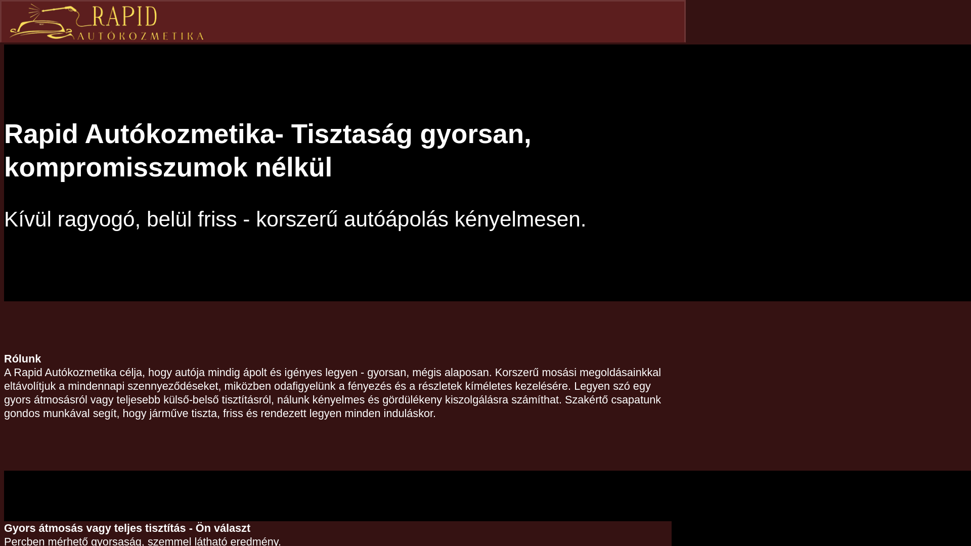 website screenshot of https://rapidmoso.com/