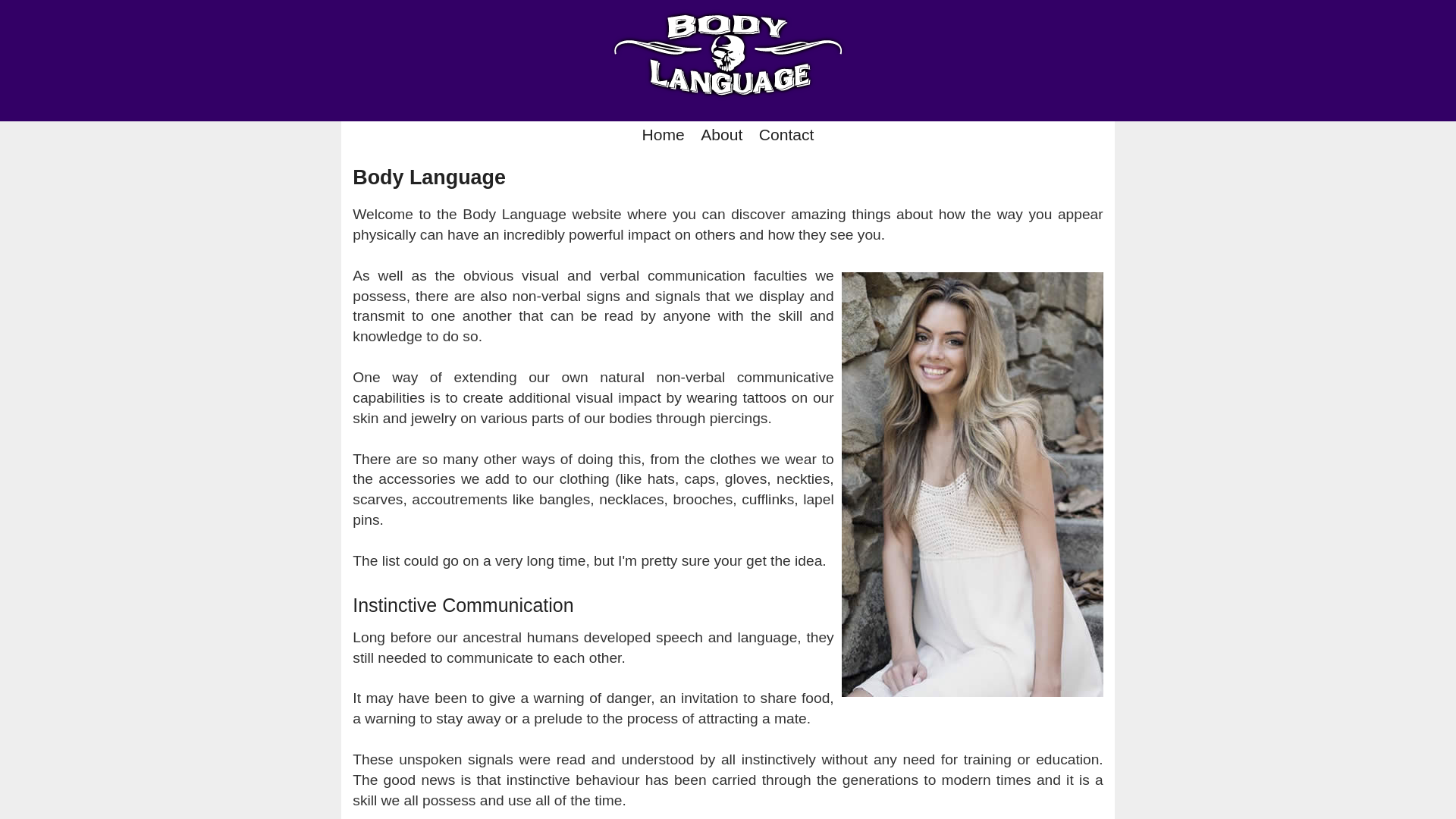 website screenshot of https://bodylanguagect.pages.dev/