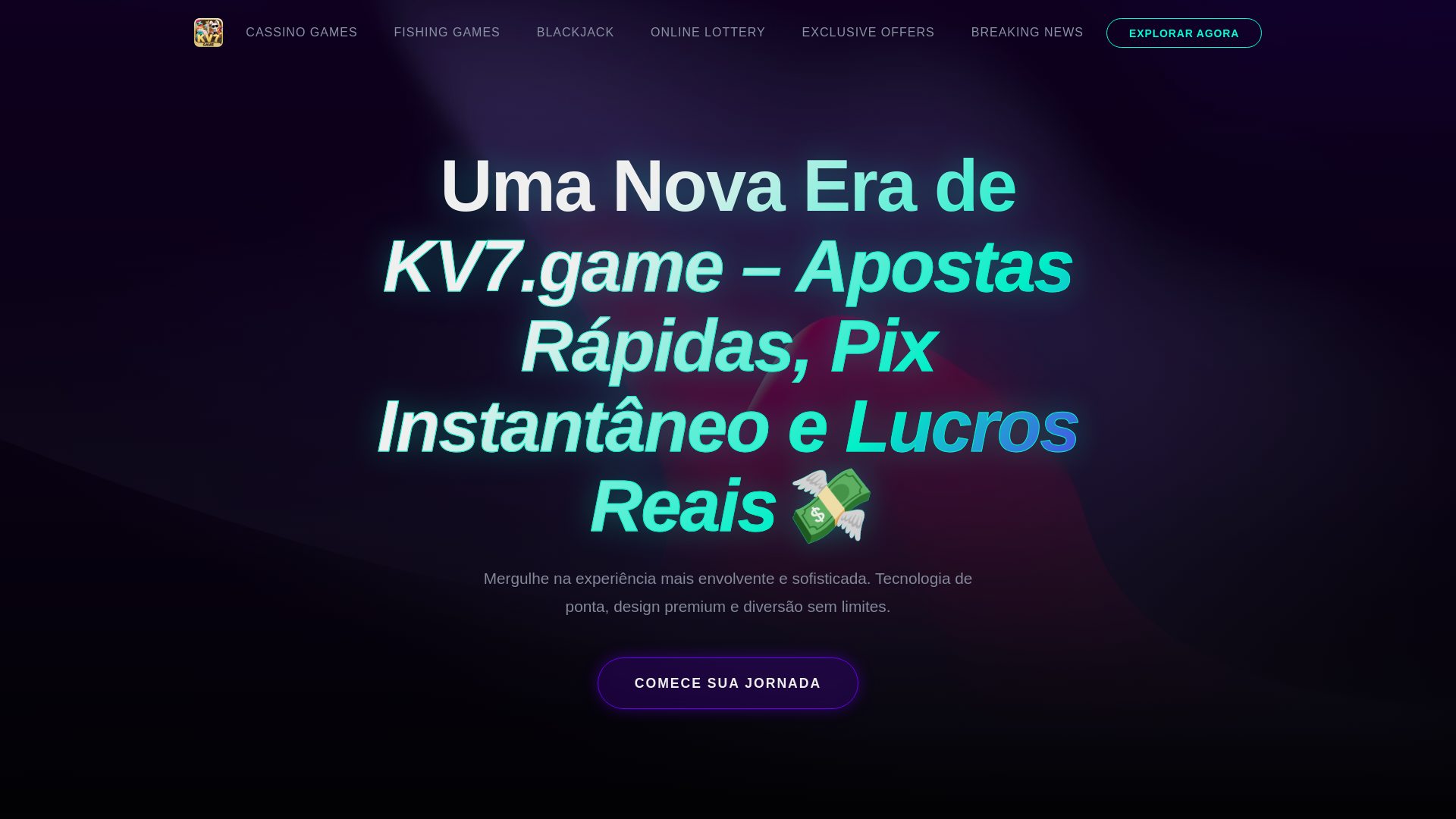 website screenshot of https://kv7spin.com/