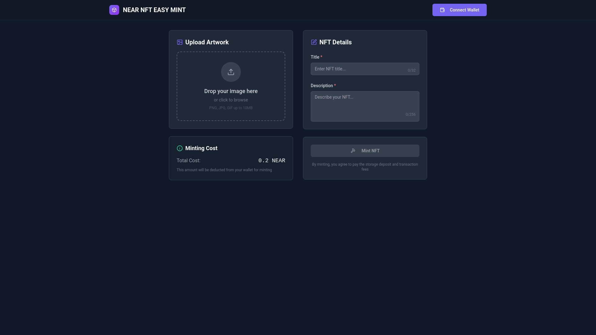 website screenshot of https://minter3-2.pages.dev/