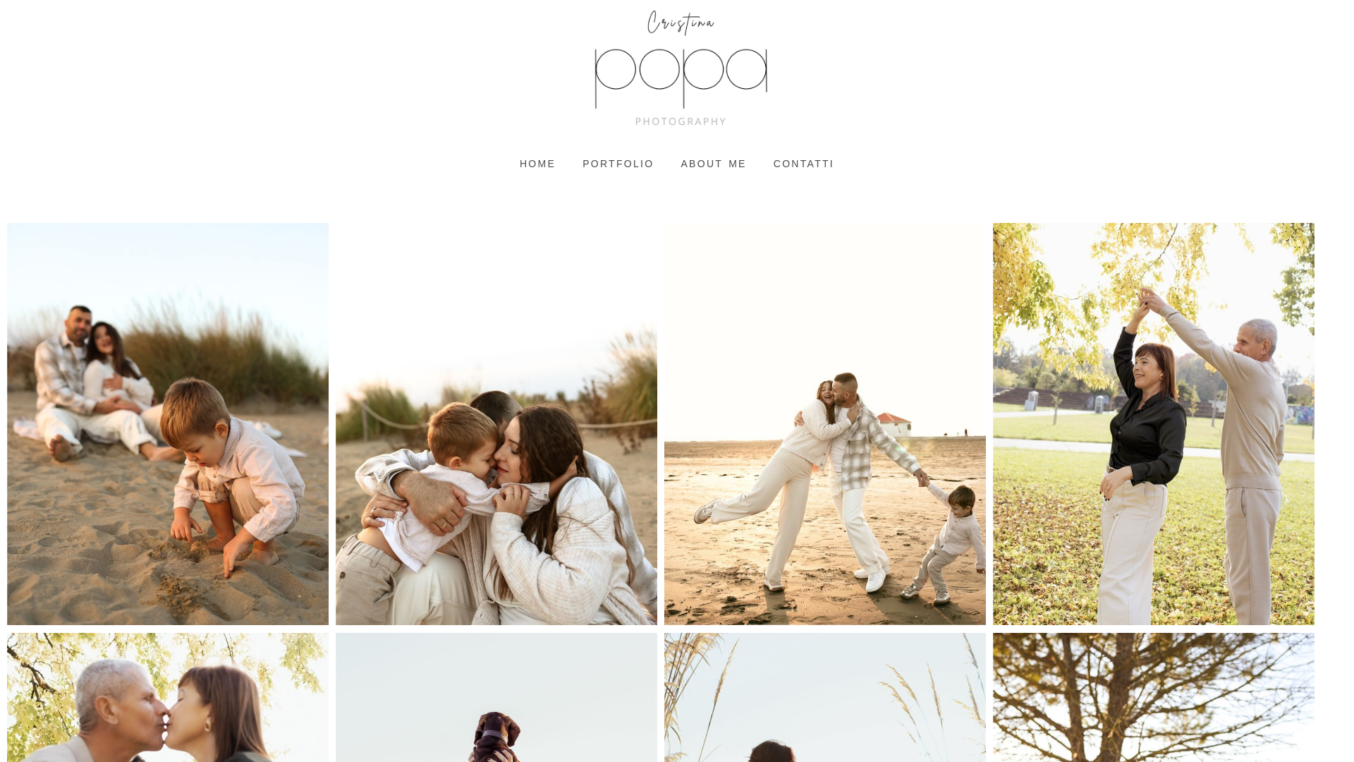 website screenshot of https://cristinapopa.art/