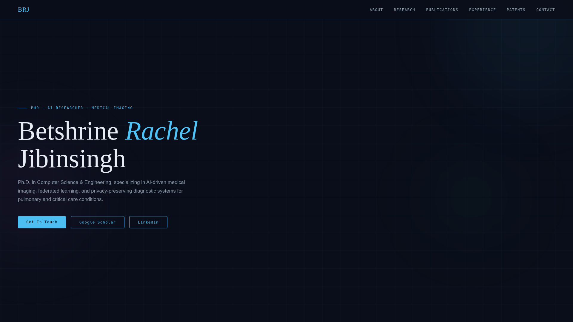 website screenshot of https://betshrinerachel.com/