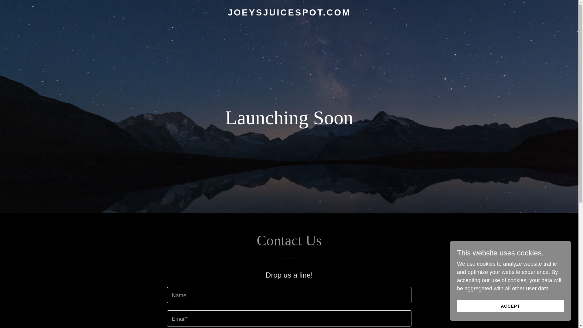 website screenshot of https://joeysjuicespot.com/