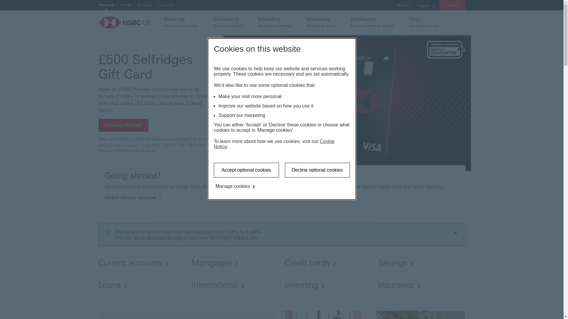 website screenshot of https://hsbc.co.uk/