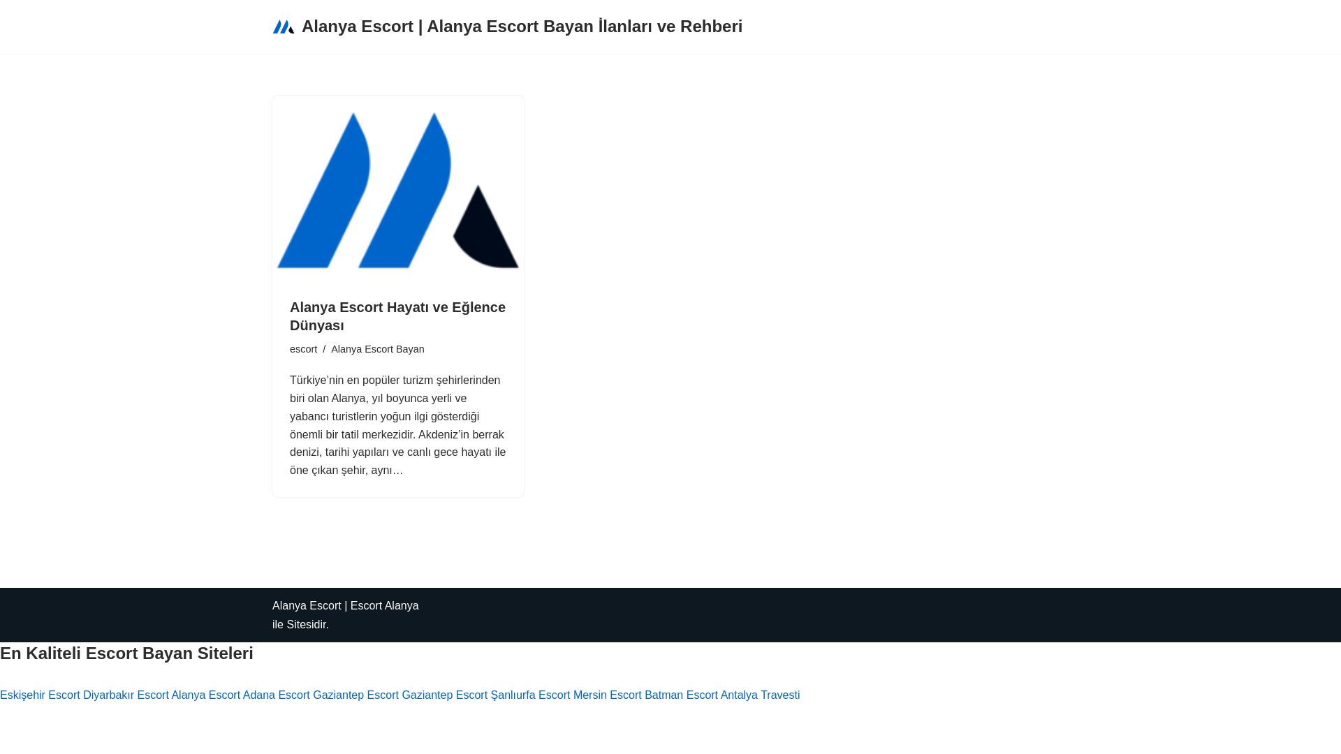 website screenshot of https://alanyaescort.blog/