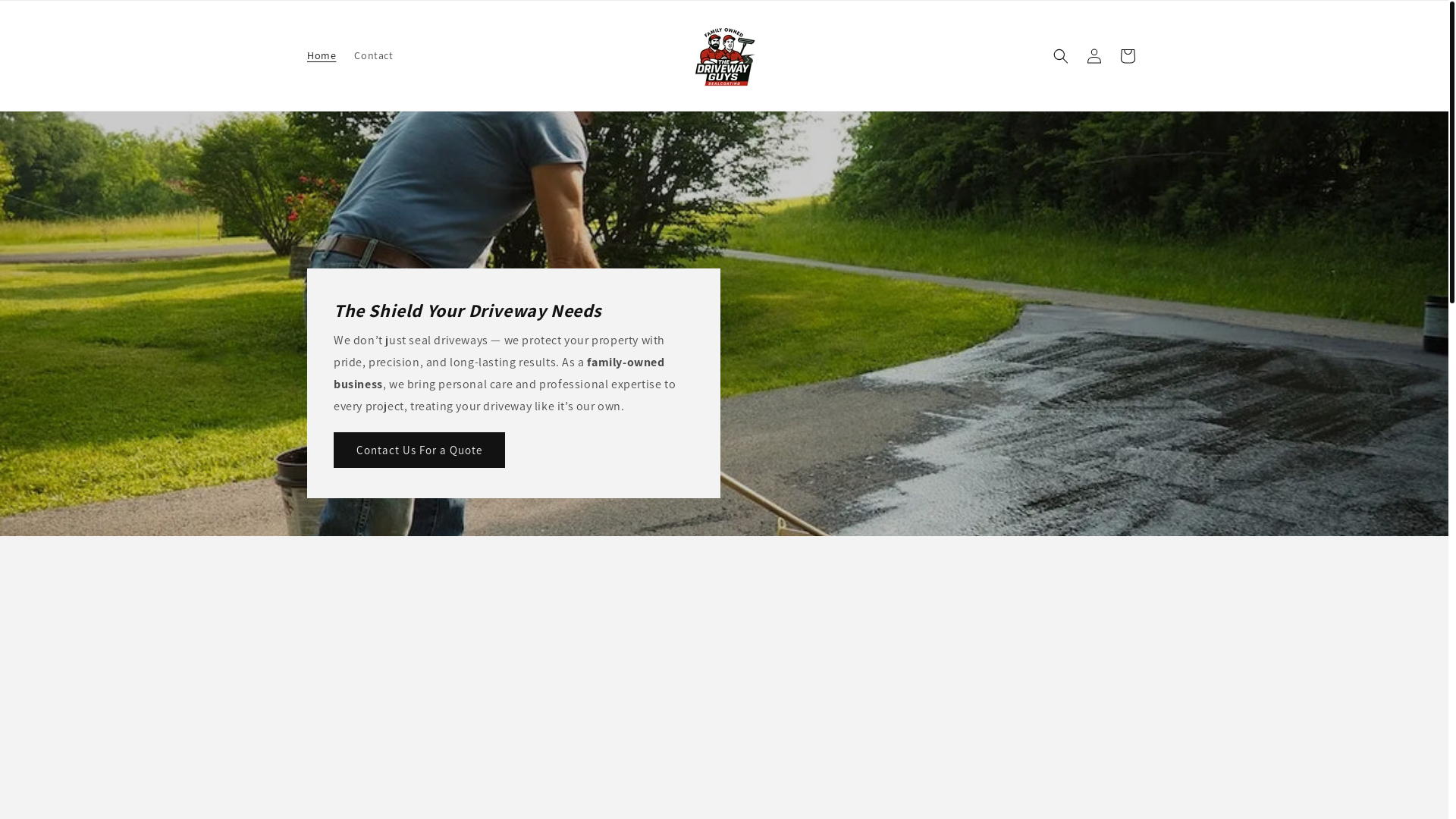 website screenshot of https://thedrivewayguysnyc.com/