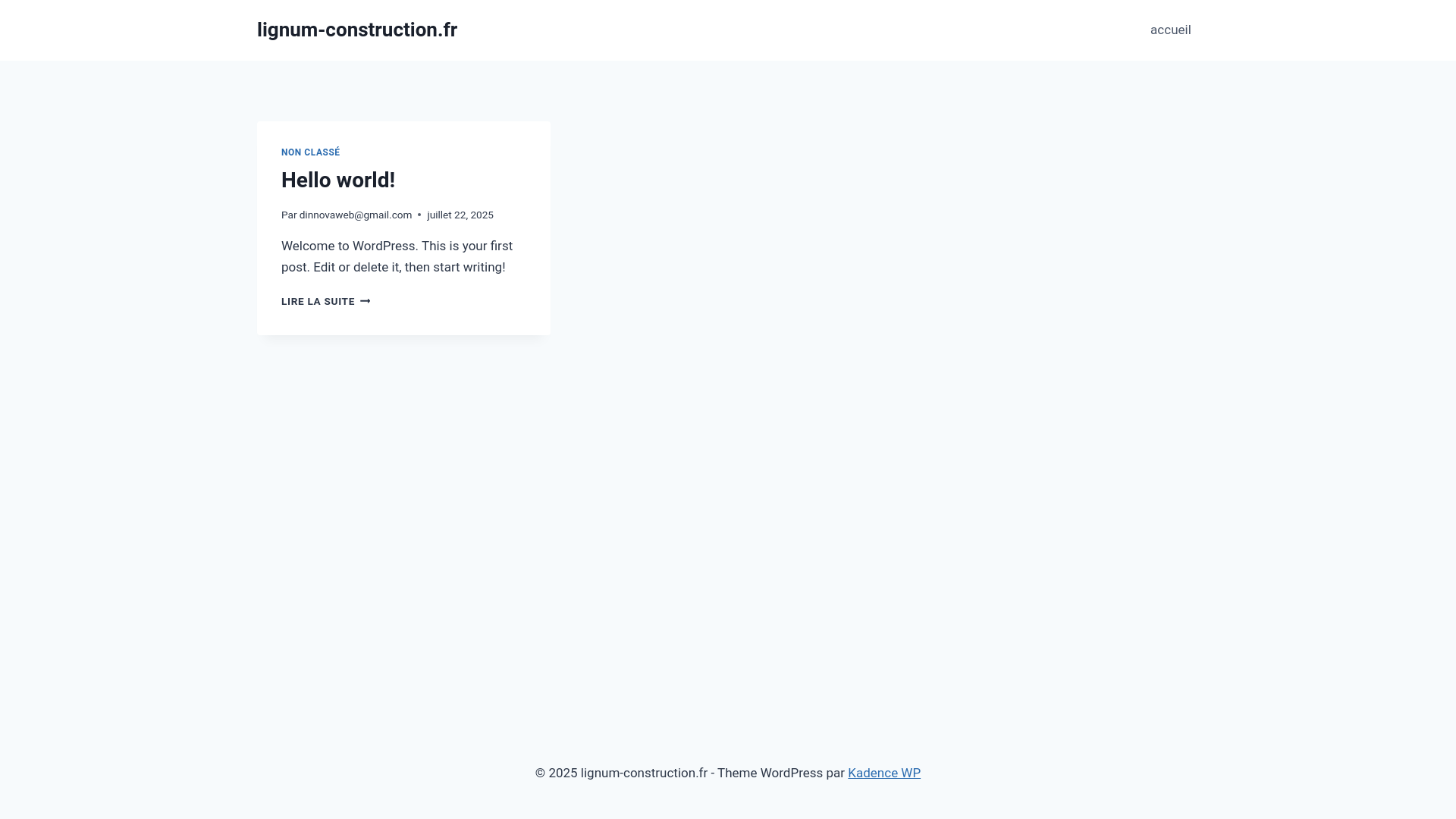 website screenshot of https://lignum-construction.fr/