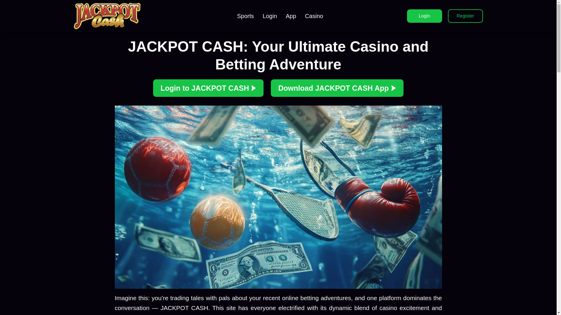 website screenshot of https://jackpot-cash.net/