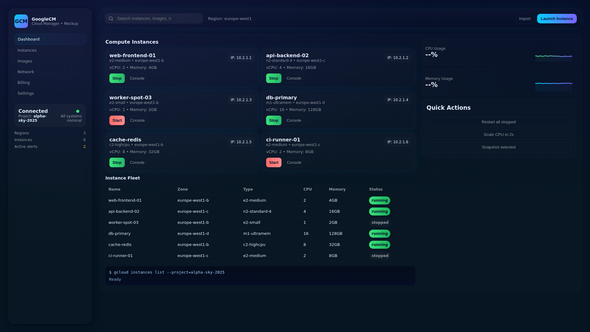 website screenshot of https://googlecm.pages.dev/
