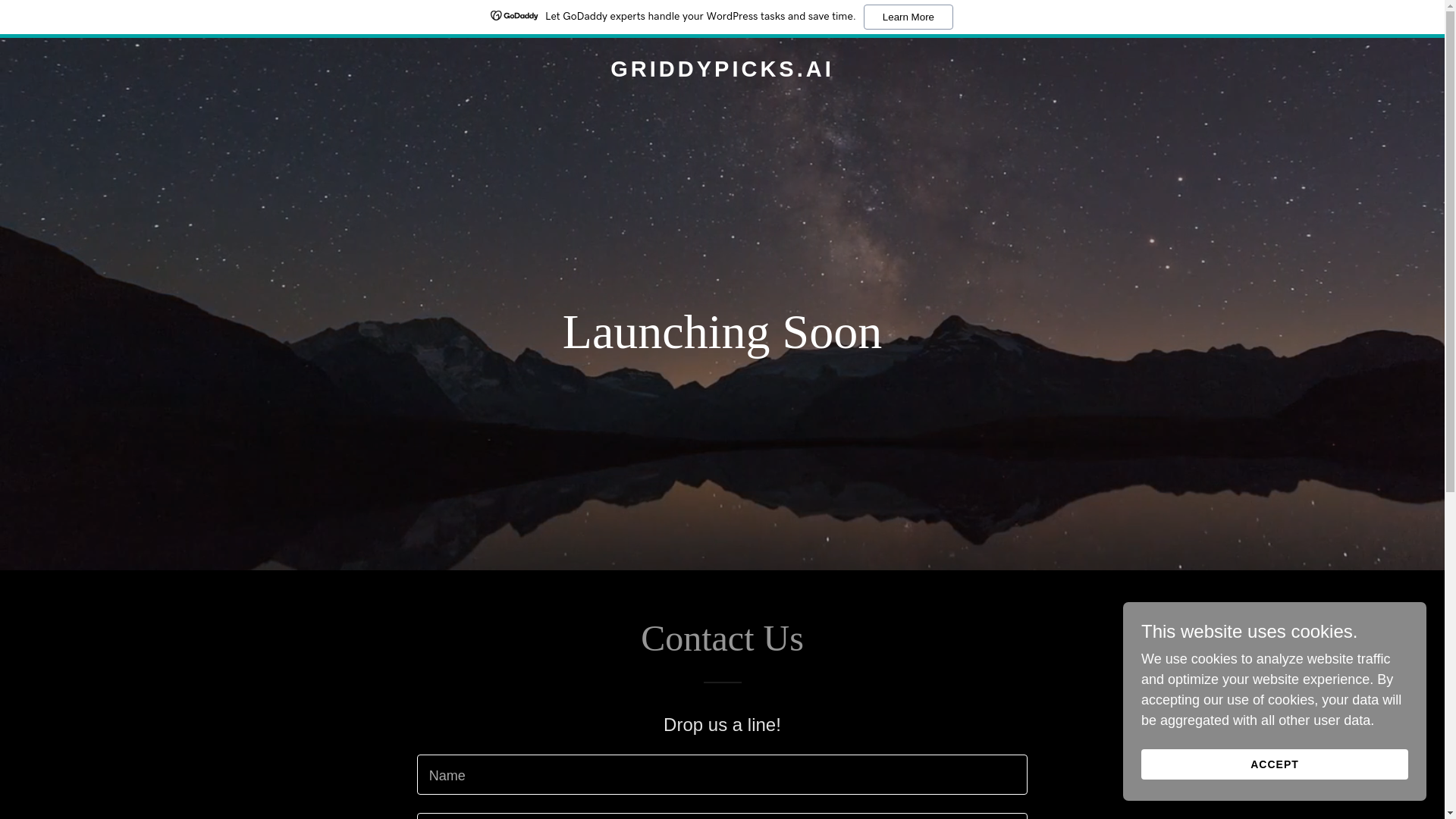 website screenshot of https://griddypicks.ai/