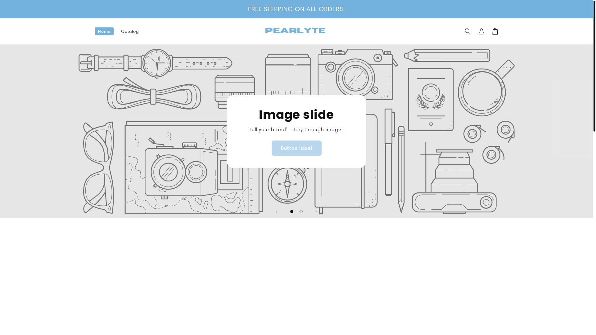 website screenshot of https://pearlyte.com/