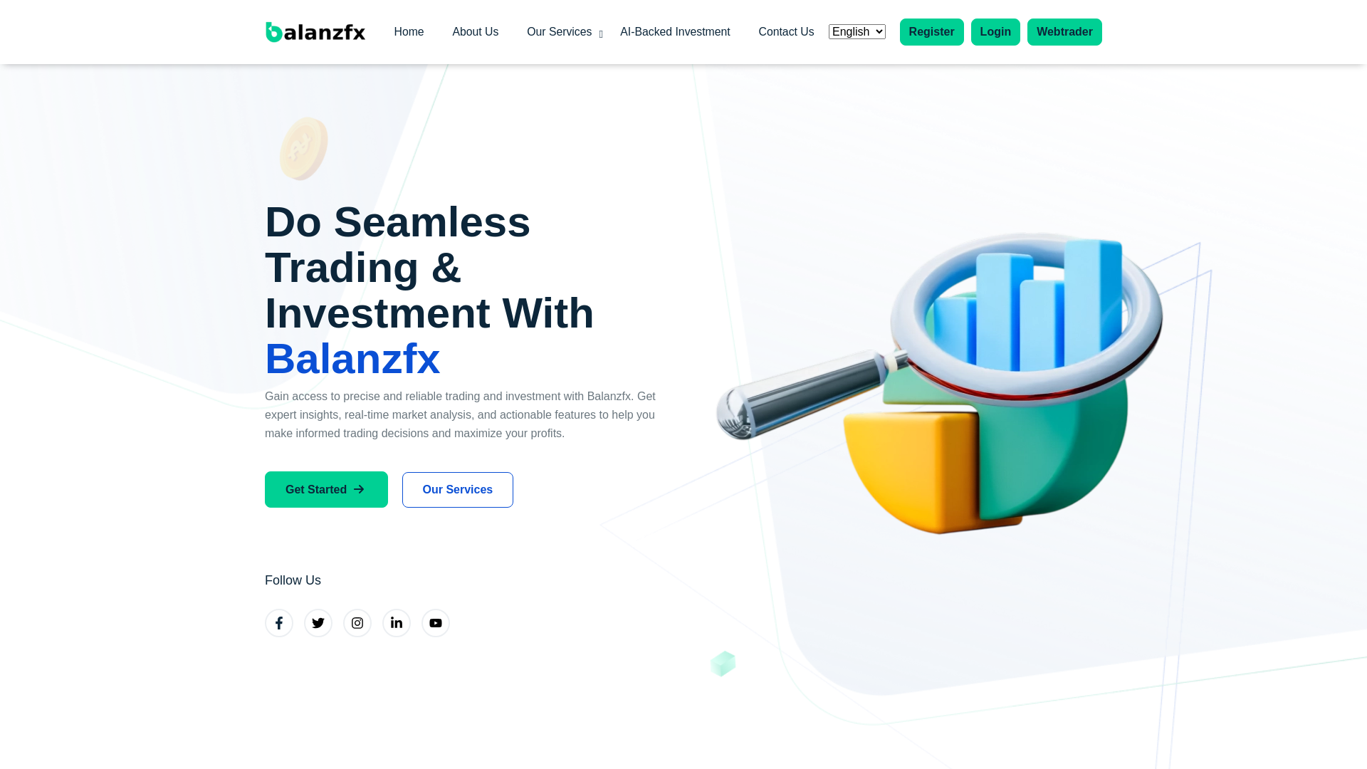 website screenshot of https://balanzfx.com