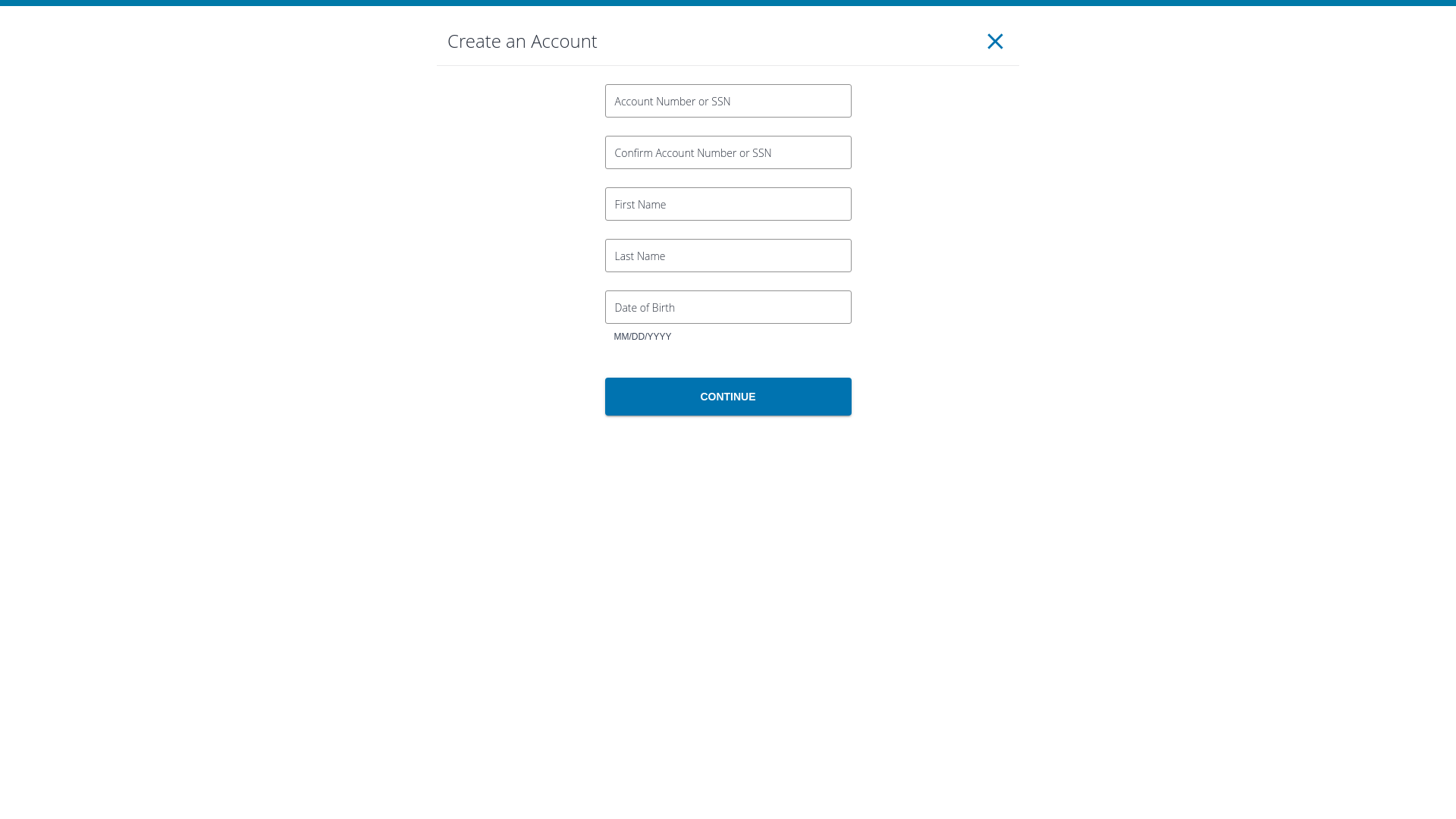 website screenshot of https://access.aessuccess.org/create-account