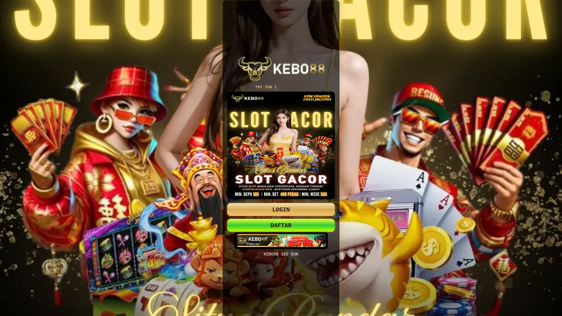 website screenshot of https://sorepro-kebo88.pages.dev/