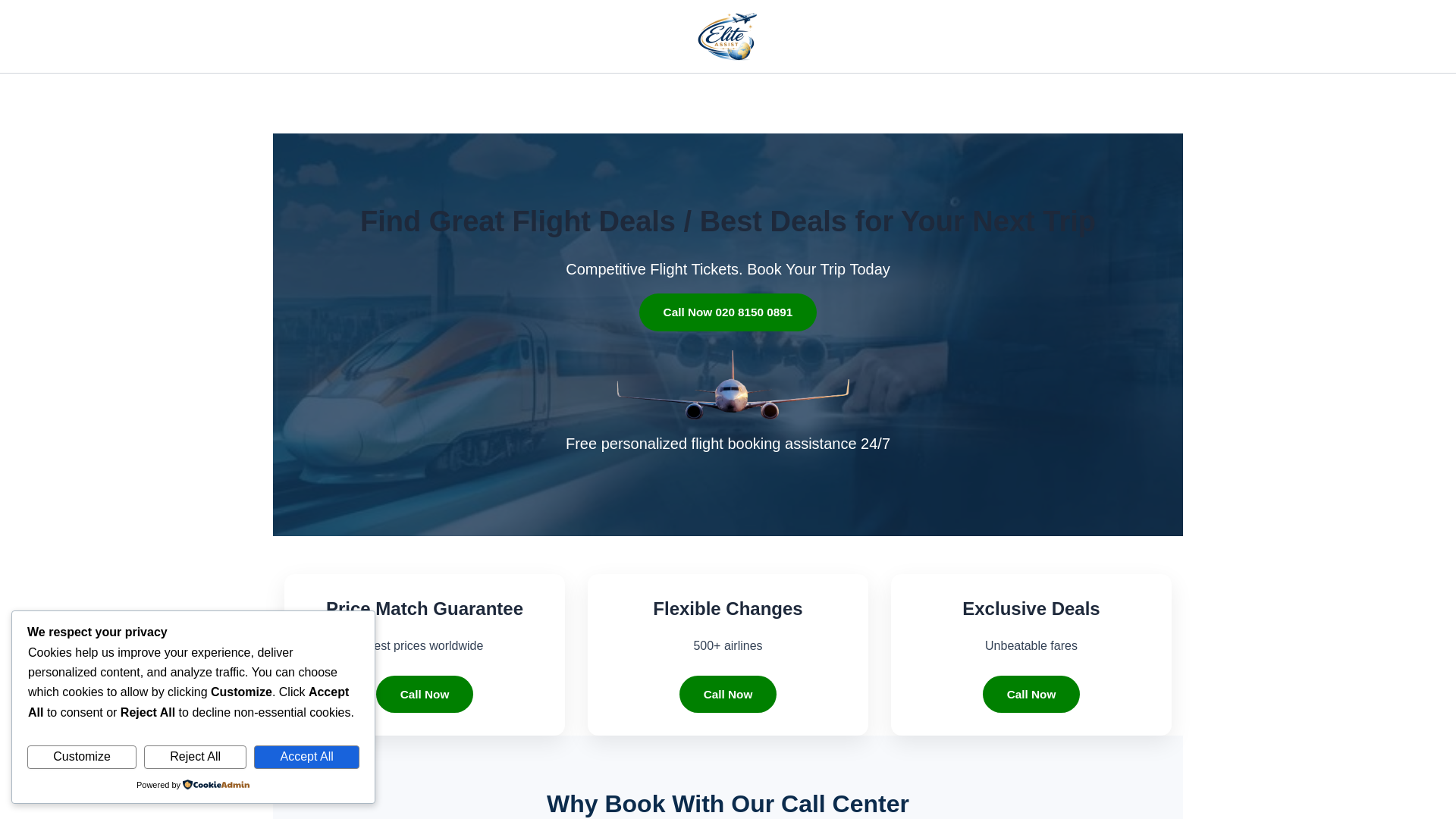 website screenshot of https://eliteassists.co.uk