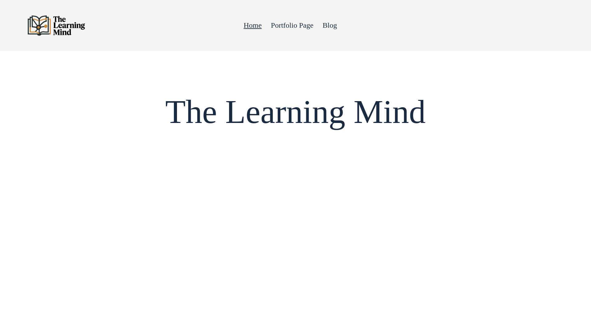 website screenshot of https://learningminderika.com/