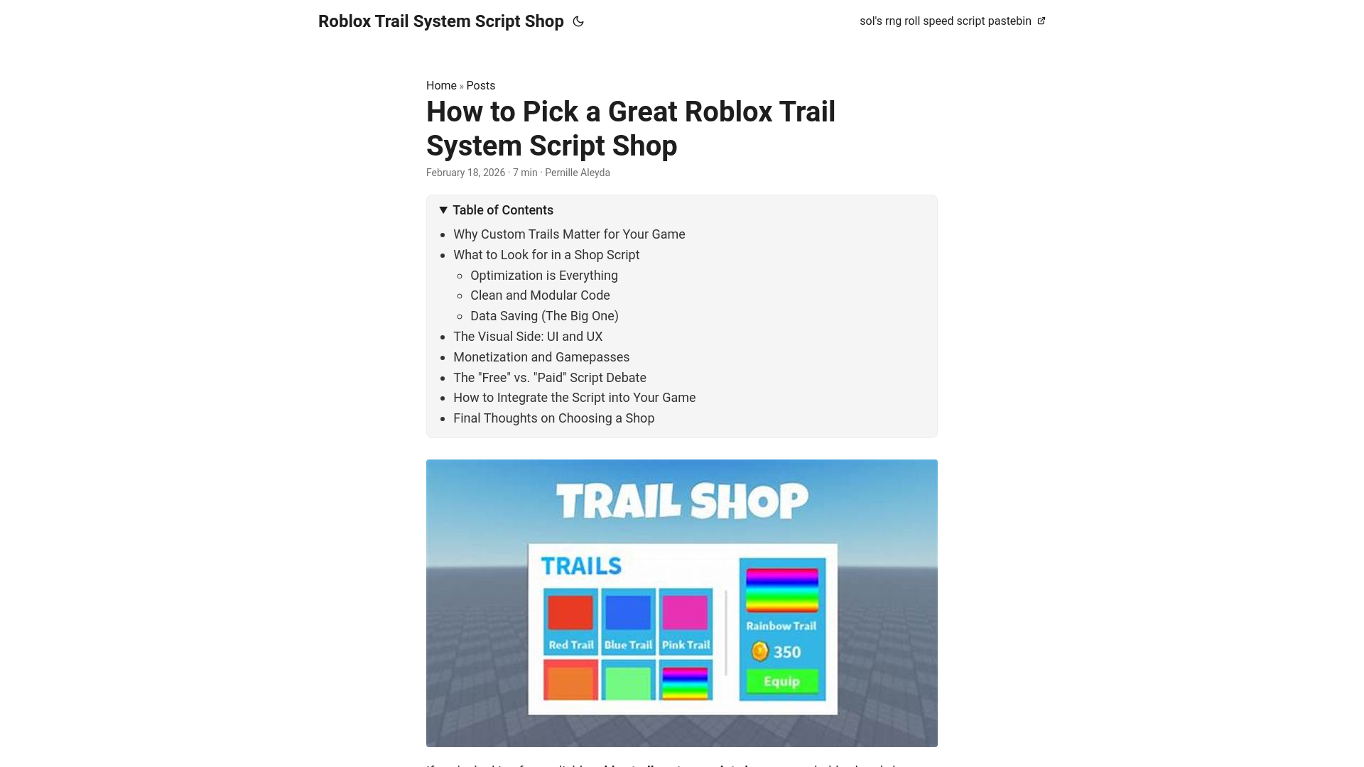 website screenshot of https://roblox-trail-system-script-shop.pages.dev/