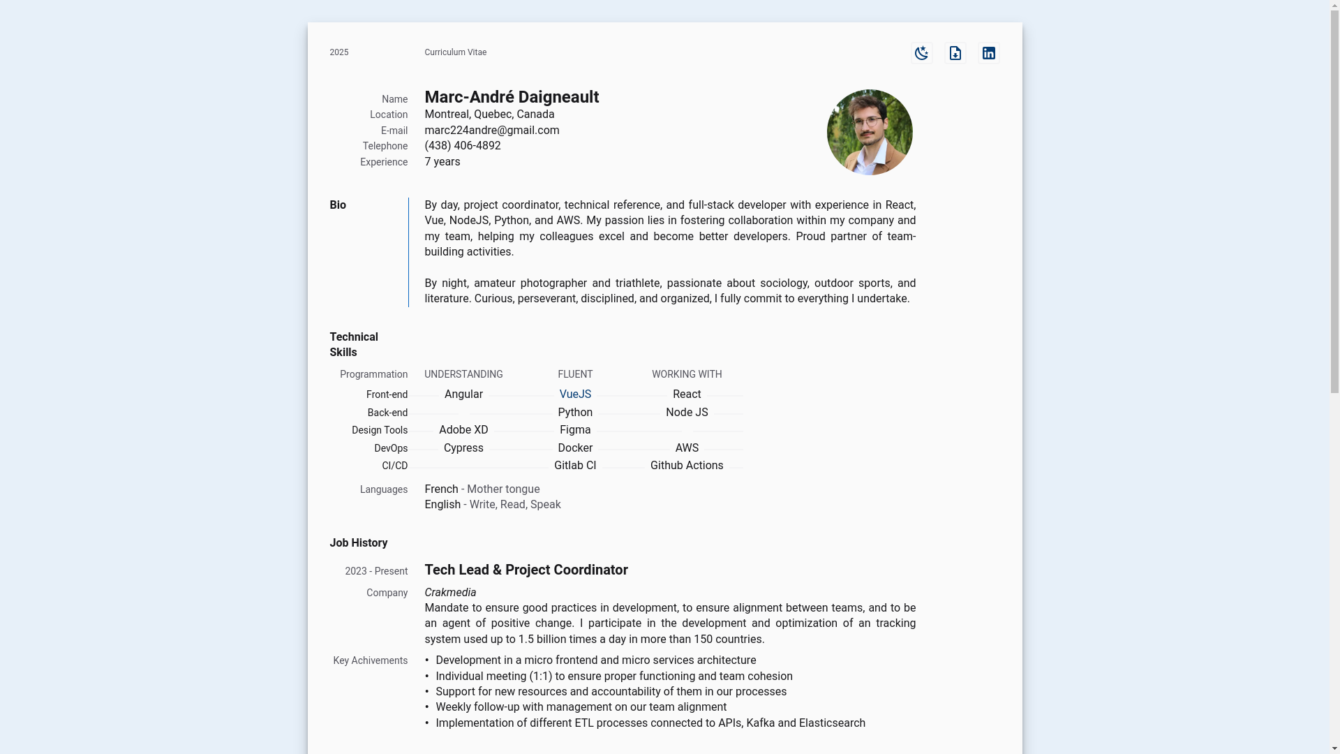 website screenshot of https://cv-635.pages.dev/