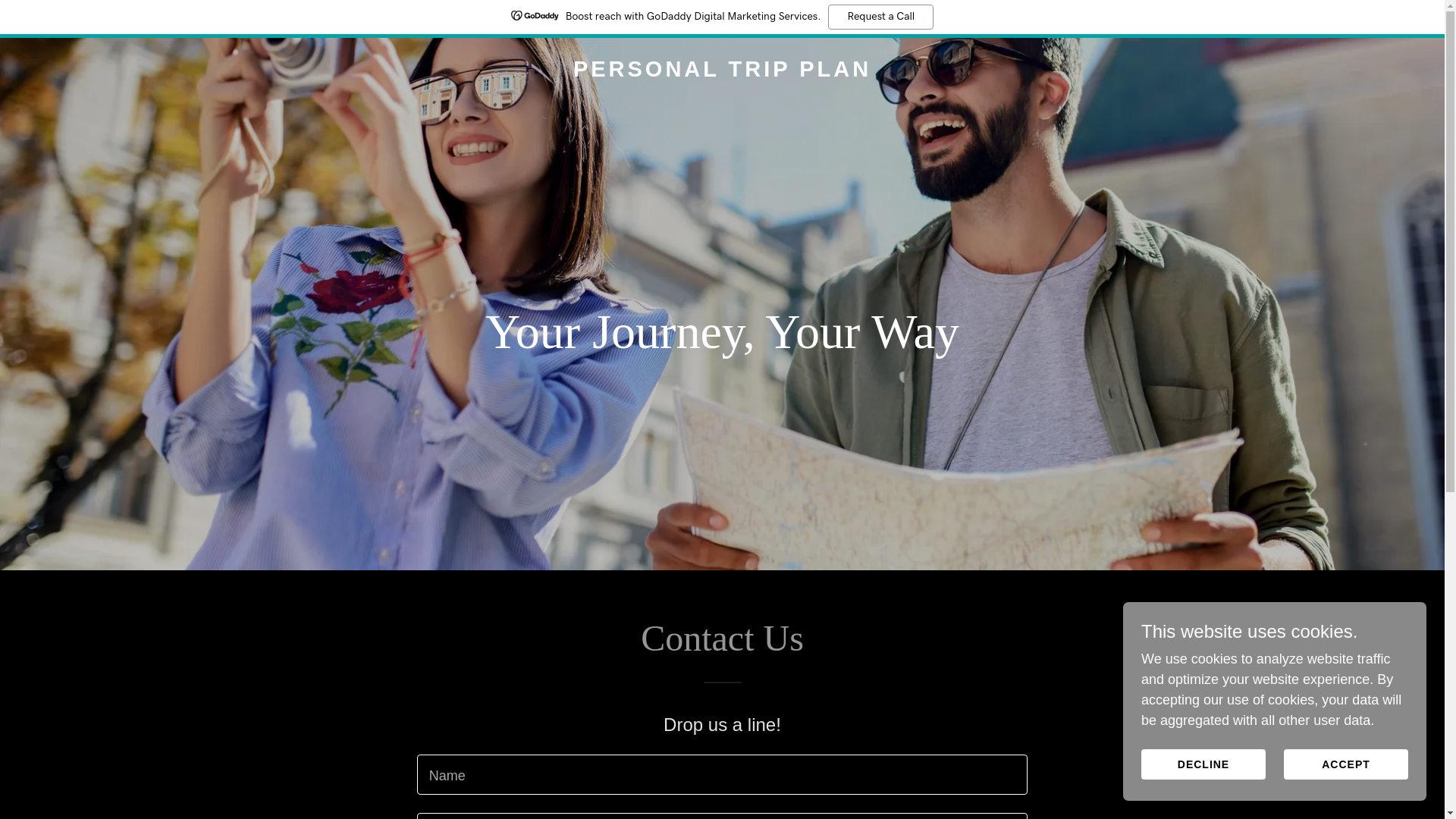 website screenshot of https://personaltripplan.com/