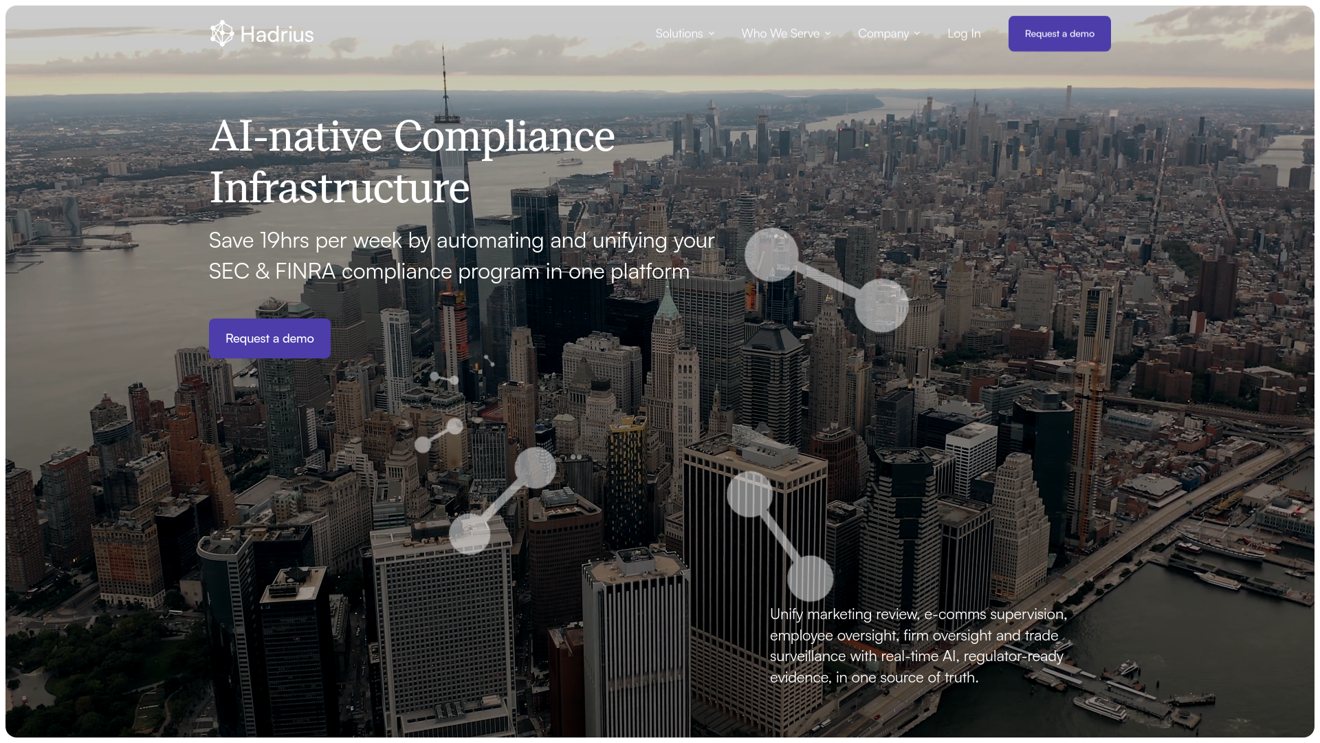 website screenshot of https://tryteamhadrius.com